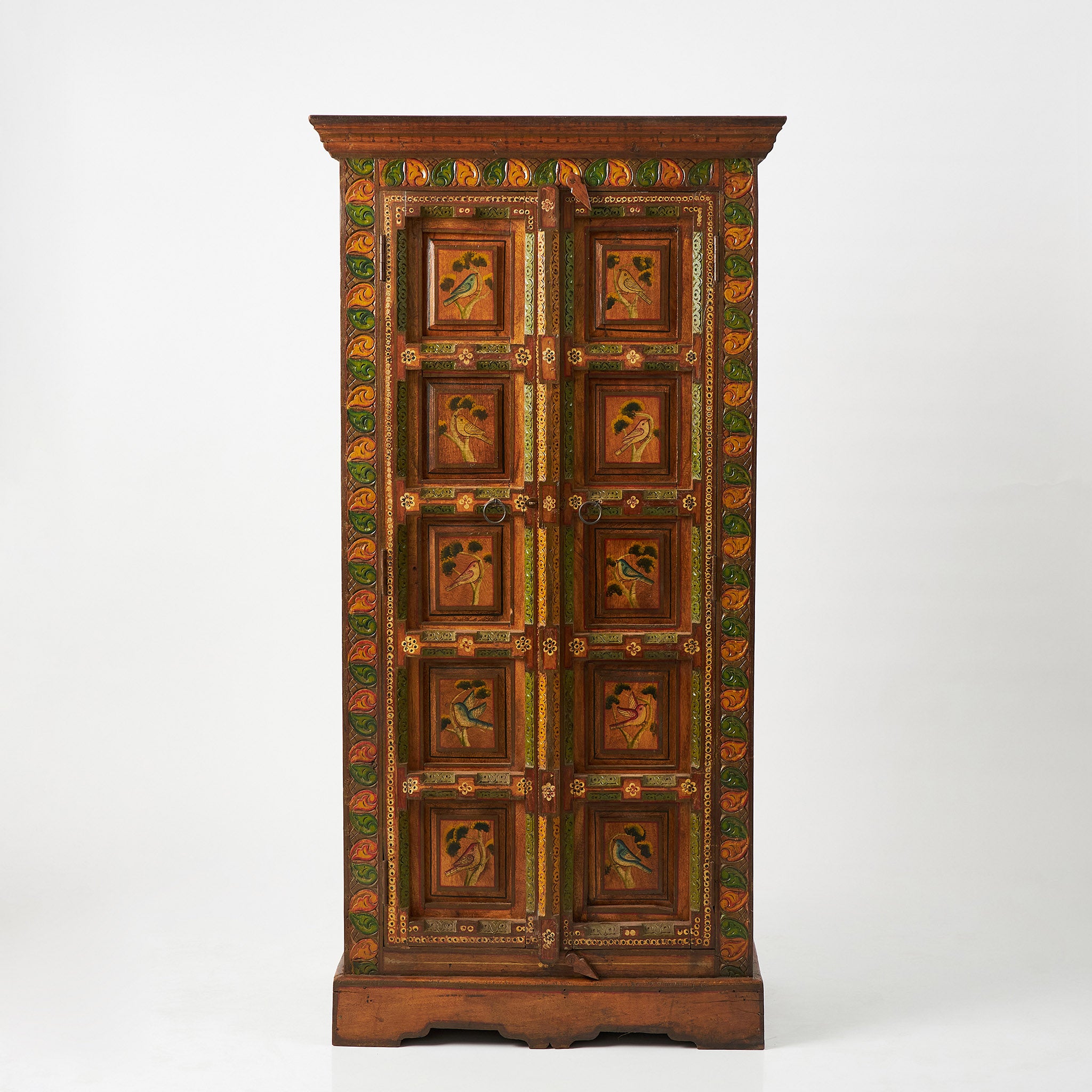 Dulap Pictat din Lemn de Mango