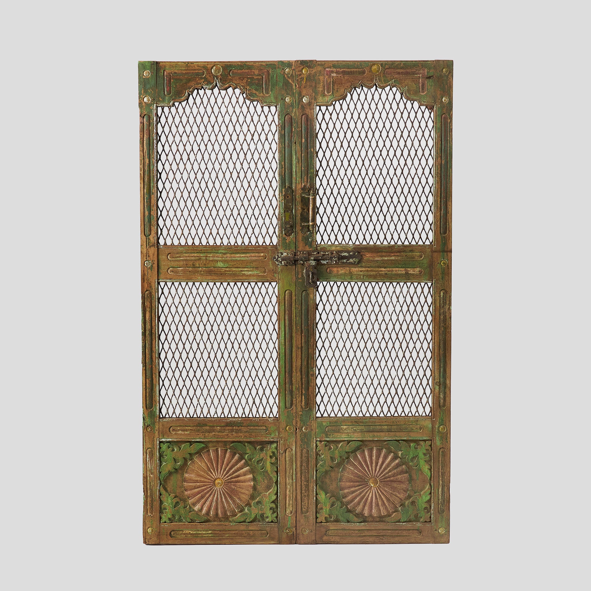 Poarta Decorativa din Lemn si Metal