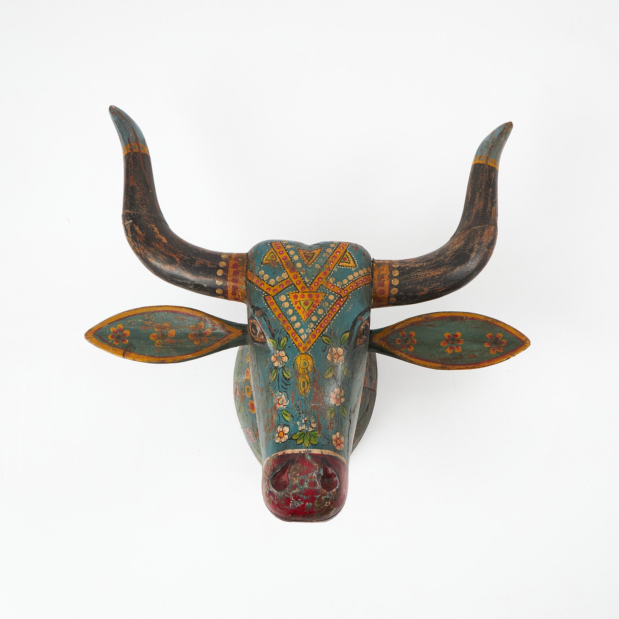 Decoratiune din Lemn Cap de Vaca