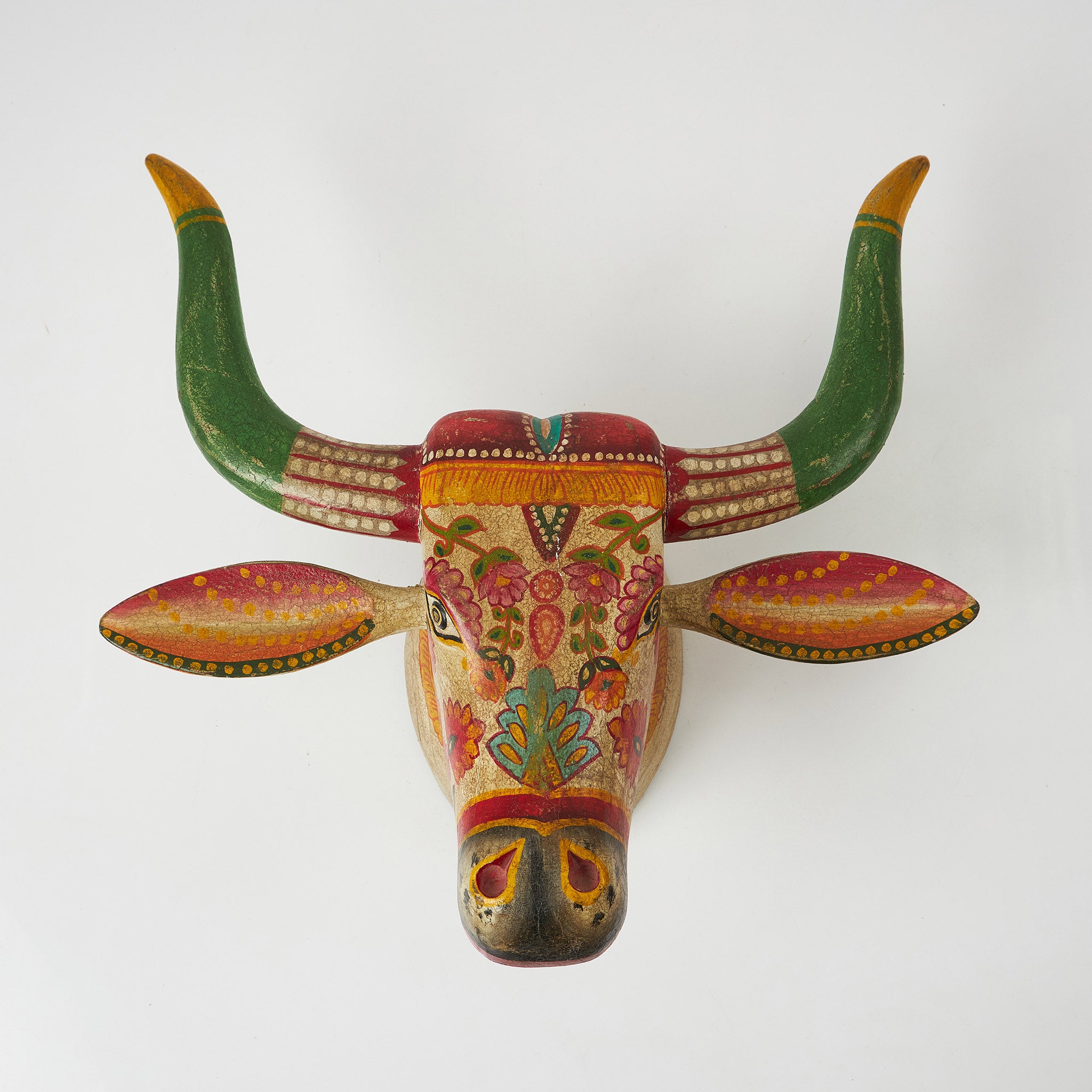 Decoratiune Cap de Vaca Pictat Manual