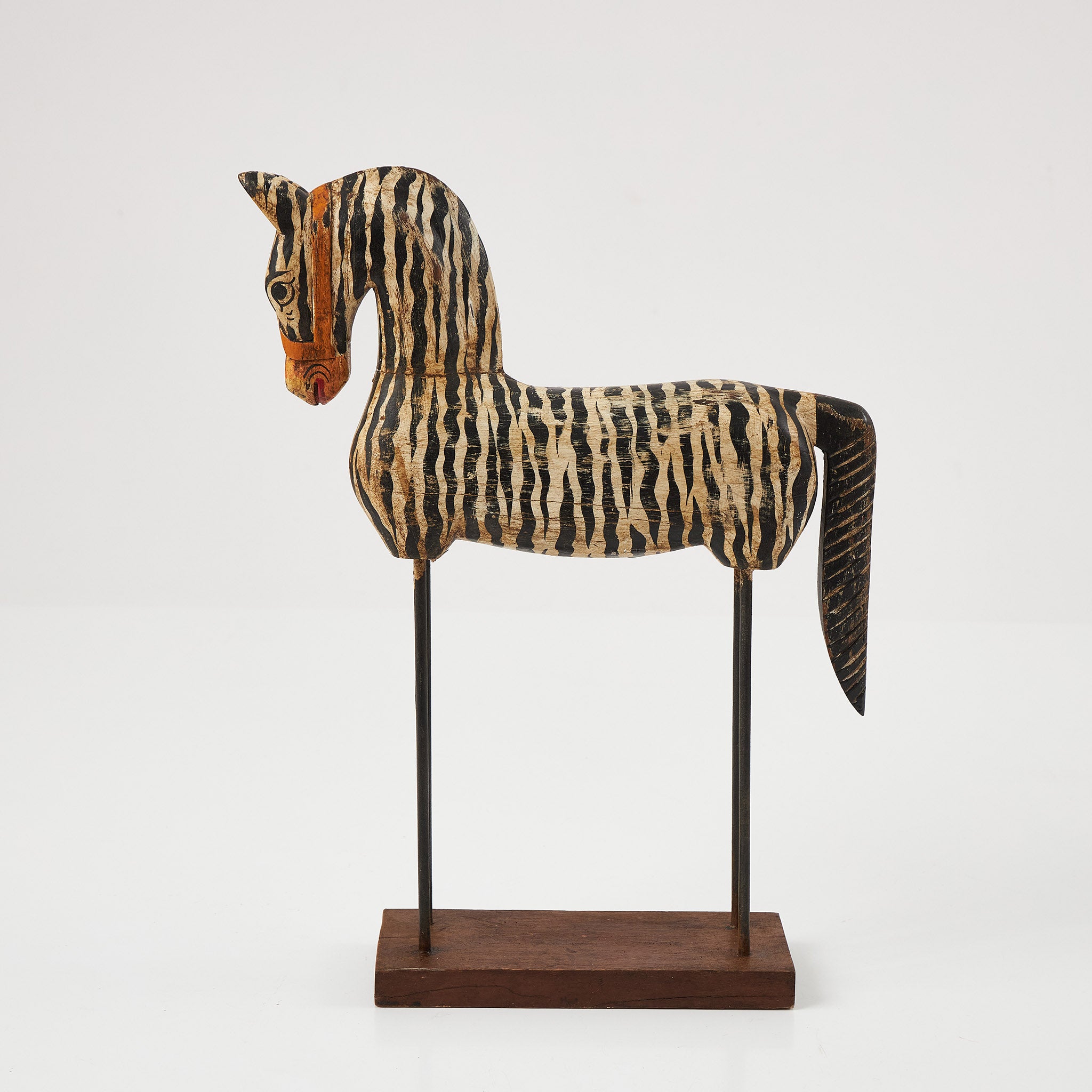 Zebra Decorativă din Lemn