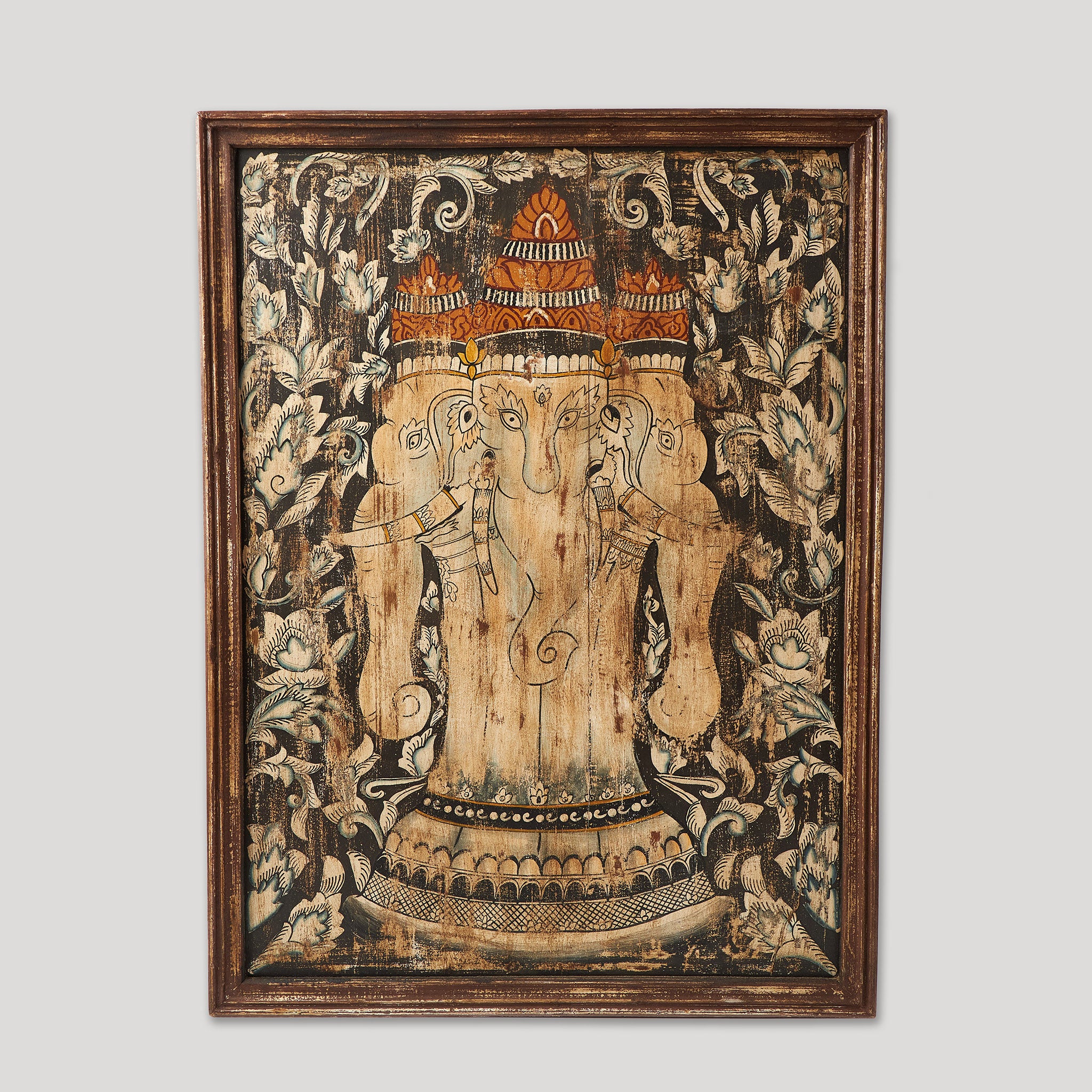 Panou Decorativ cu Elefant cu Trei Capete