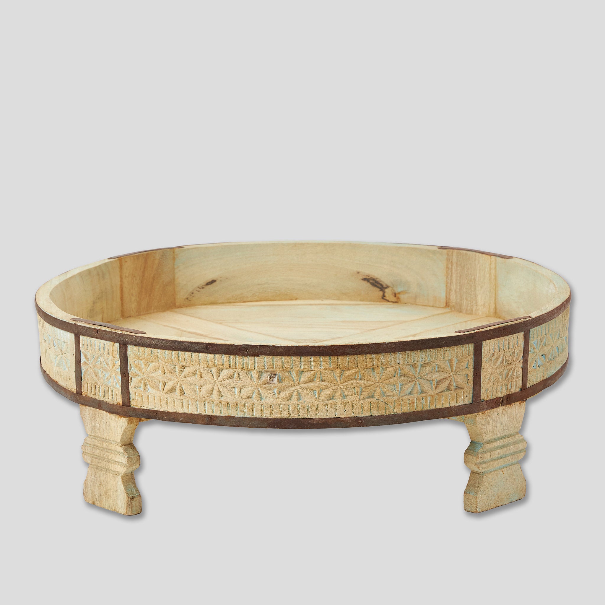 Masa din Lemn Sculptat de Mango