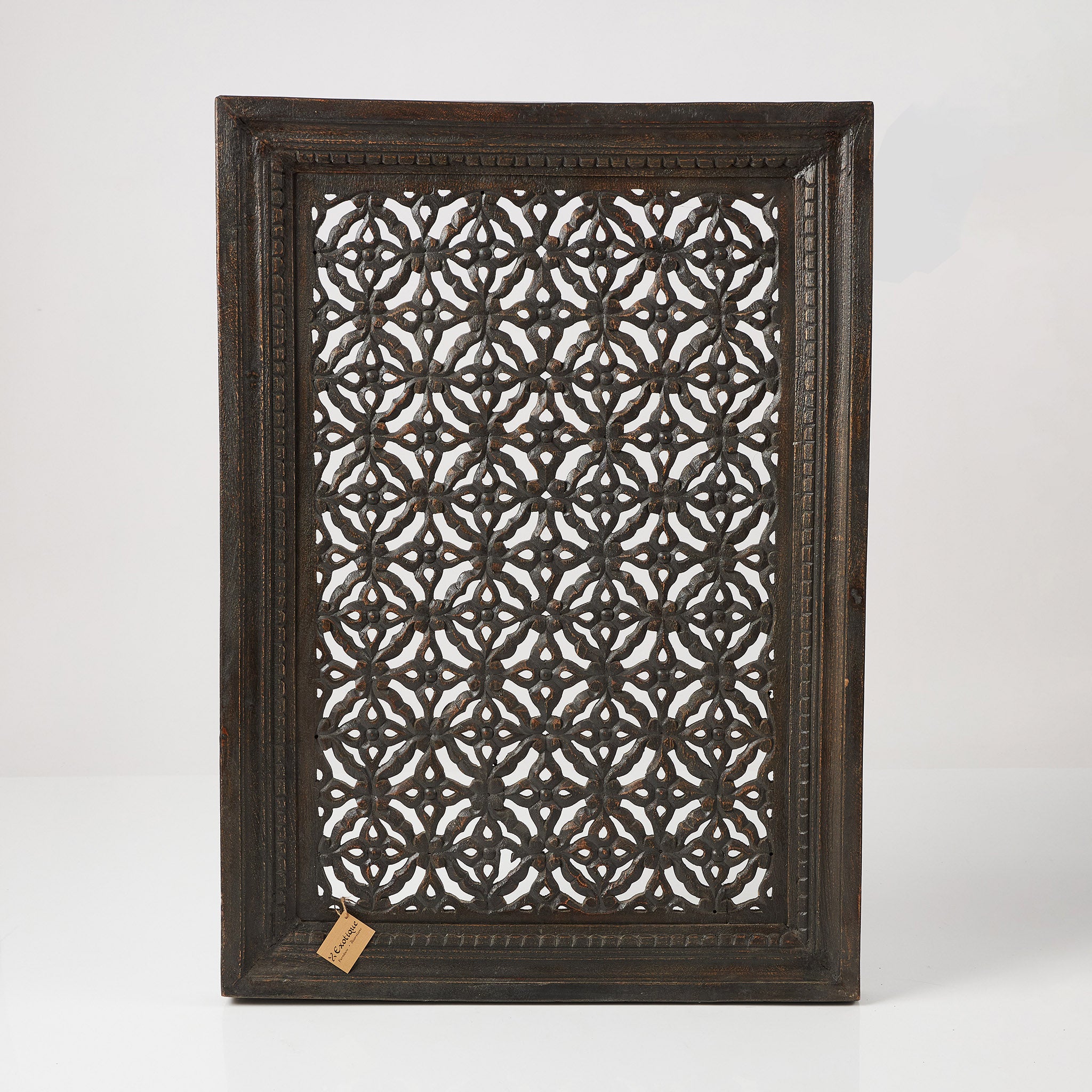 Panou Decorativ Sculptat in Lemn de Mango