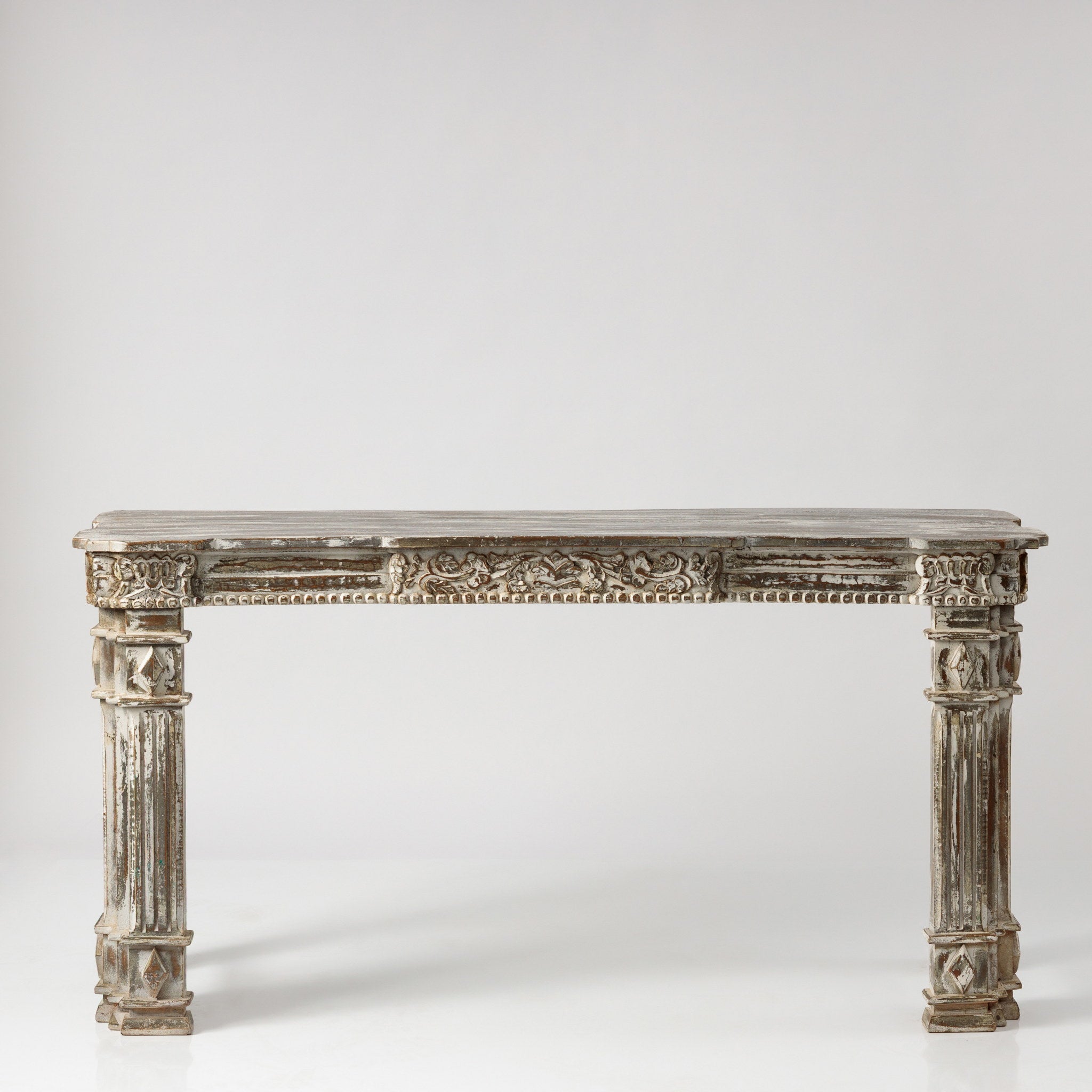 Consola Sculptata Manual din Lemn