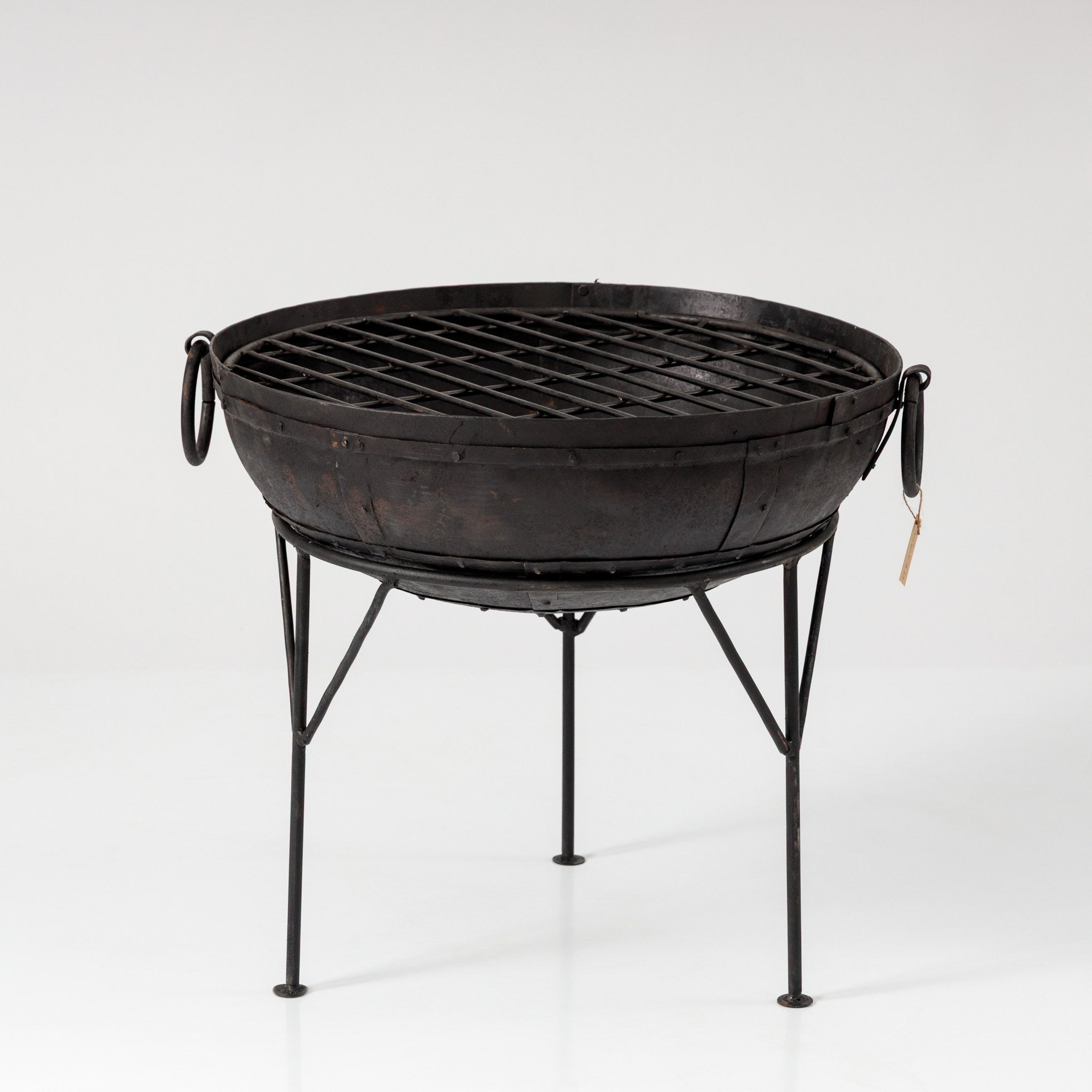 Gratar Metalic Negru cu Suport Detasabil