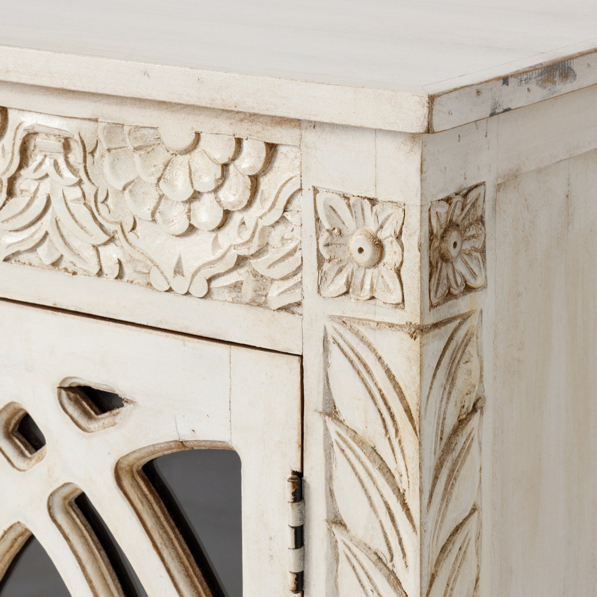 Comoda Indiana cu Usi din Sticla