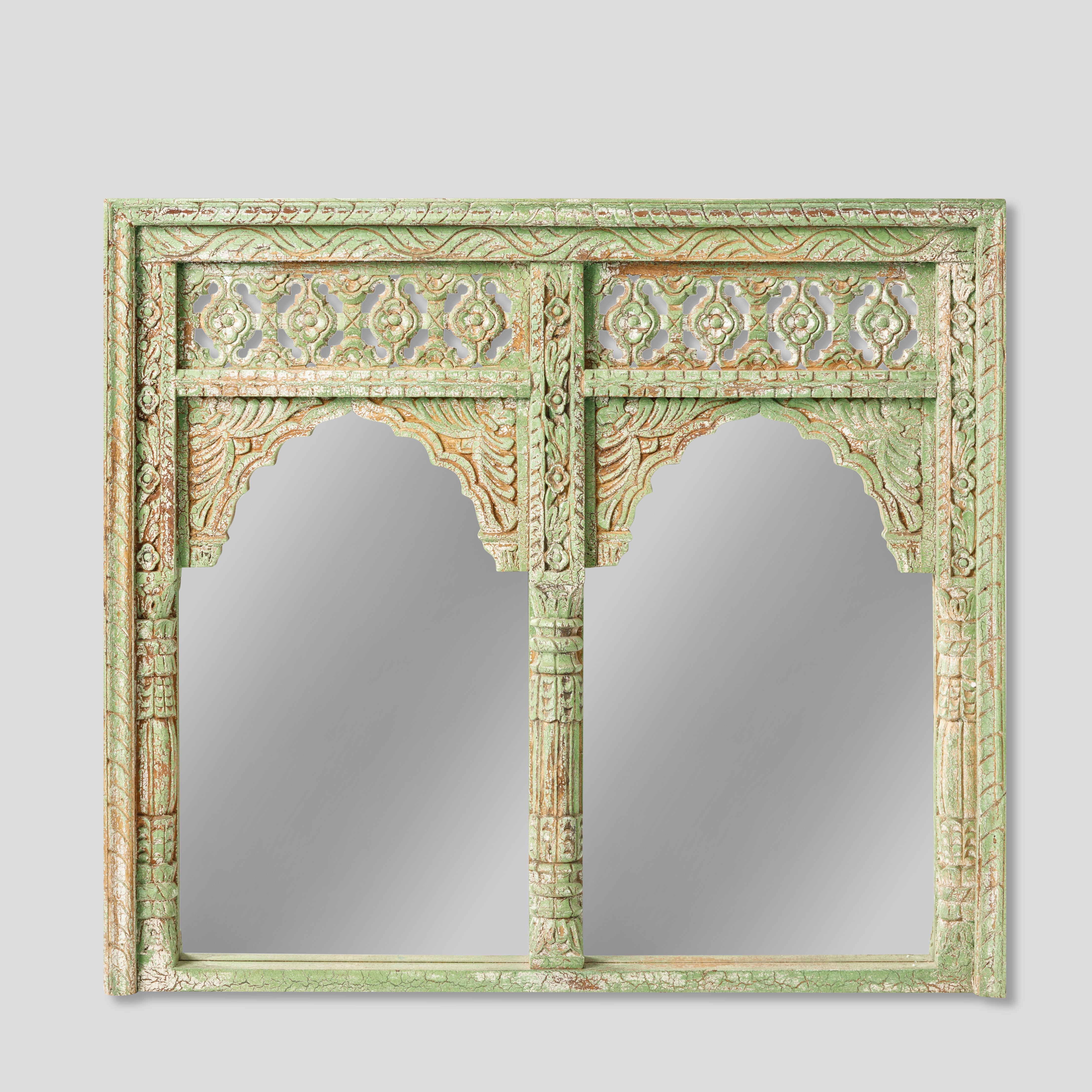 Oglinda Dubla cu Rama Sculptata