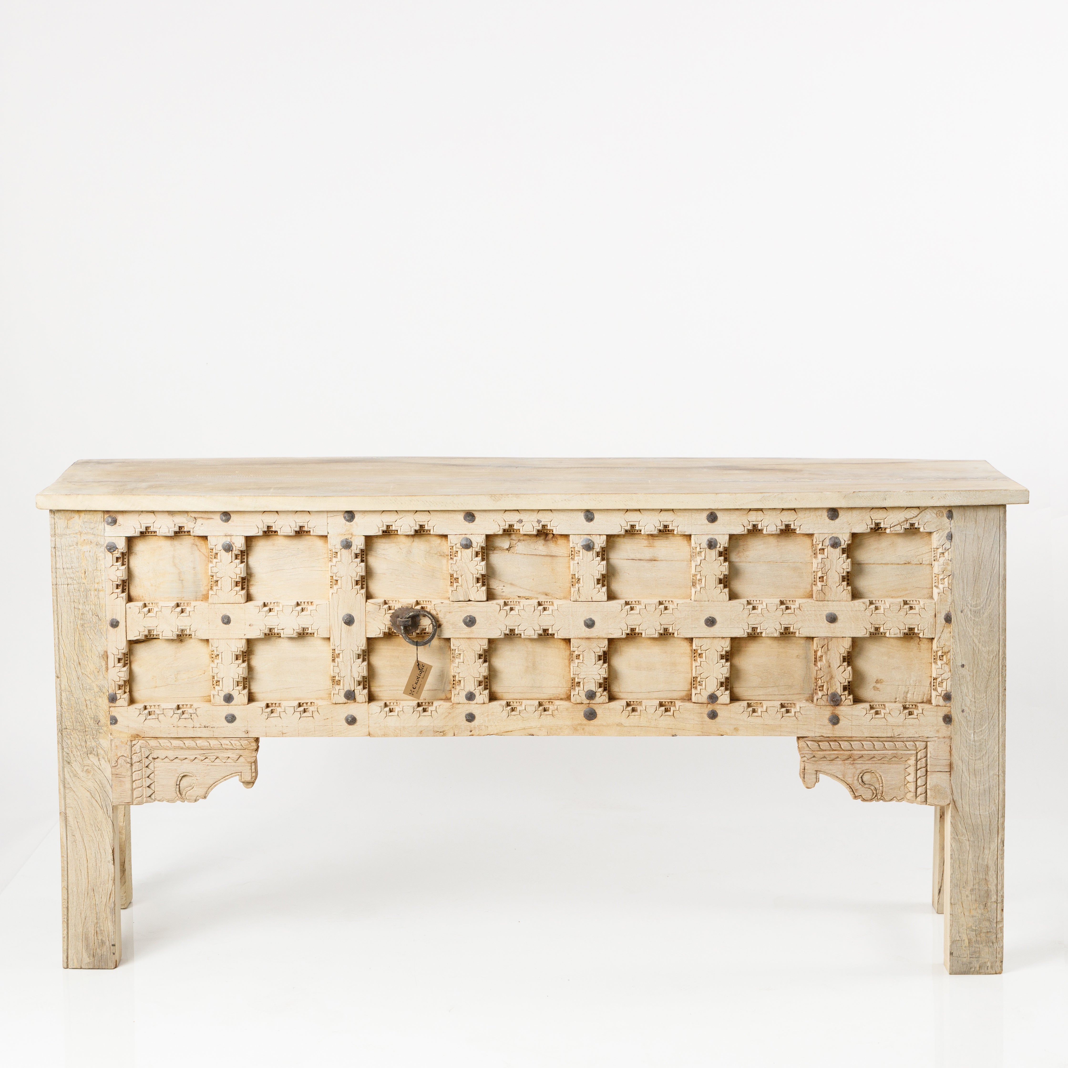 Consola din Lemn Masiv Sculptat