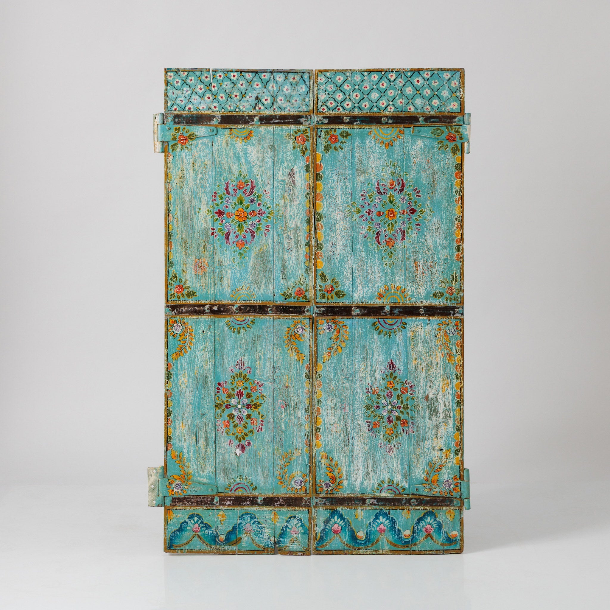 Fereastra din Lemn de Mango Pictat