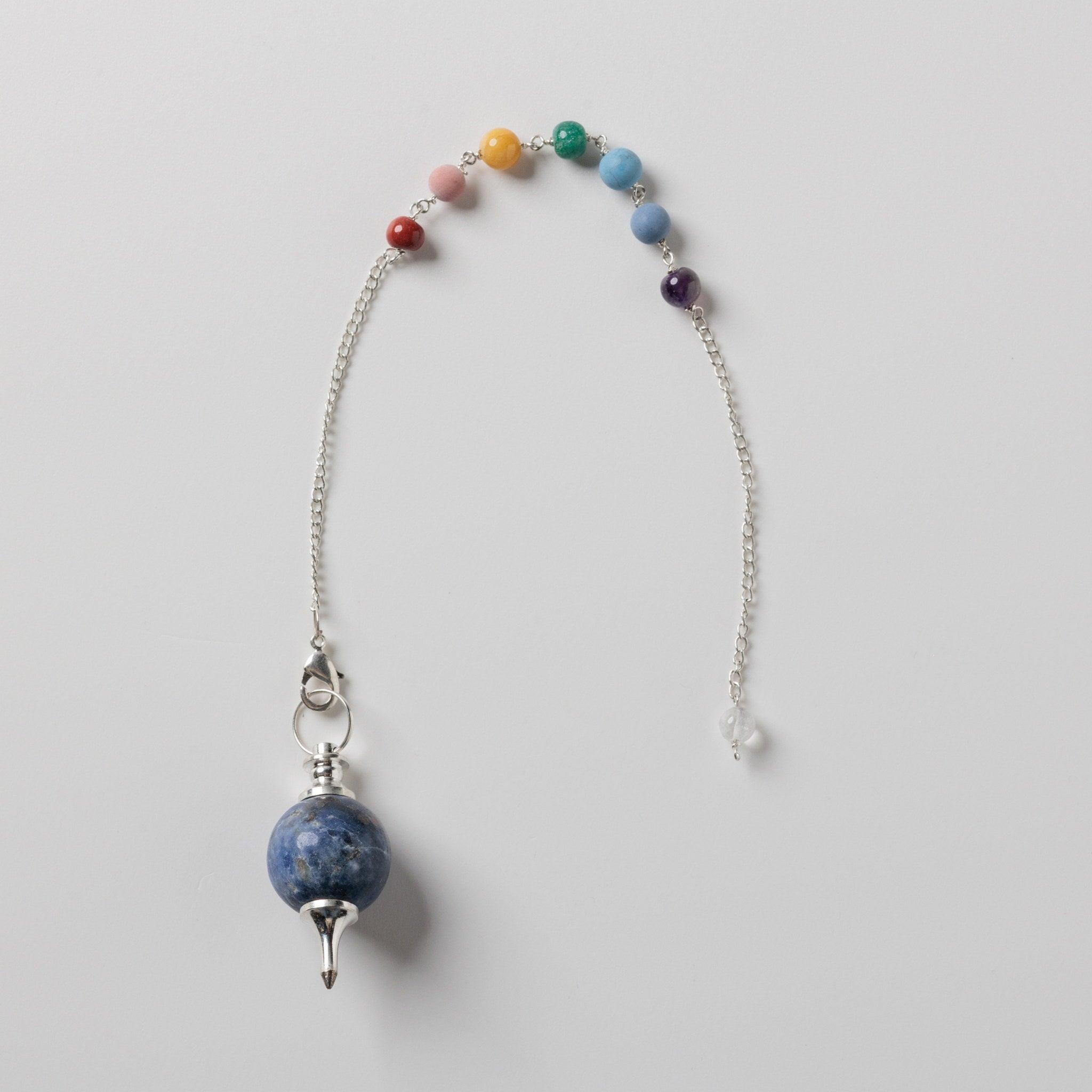 Pendul Bila cu Pietre Semipretioase