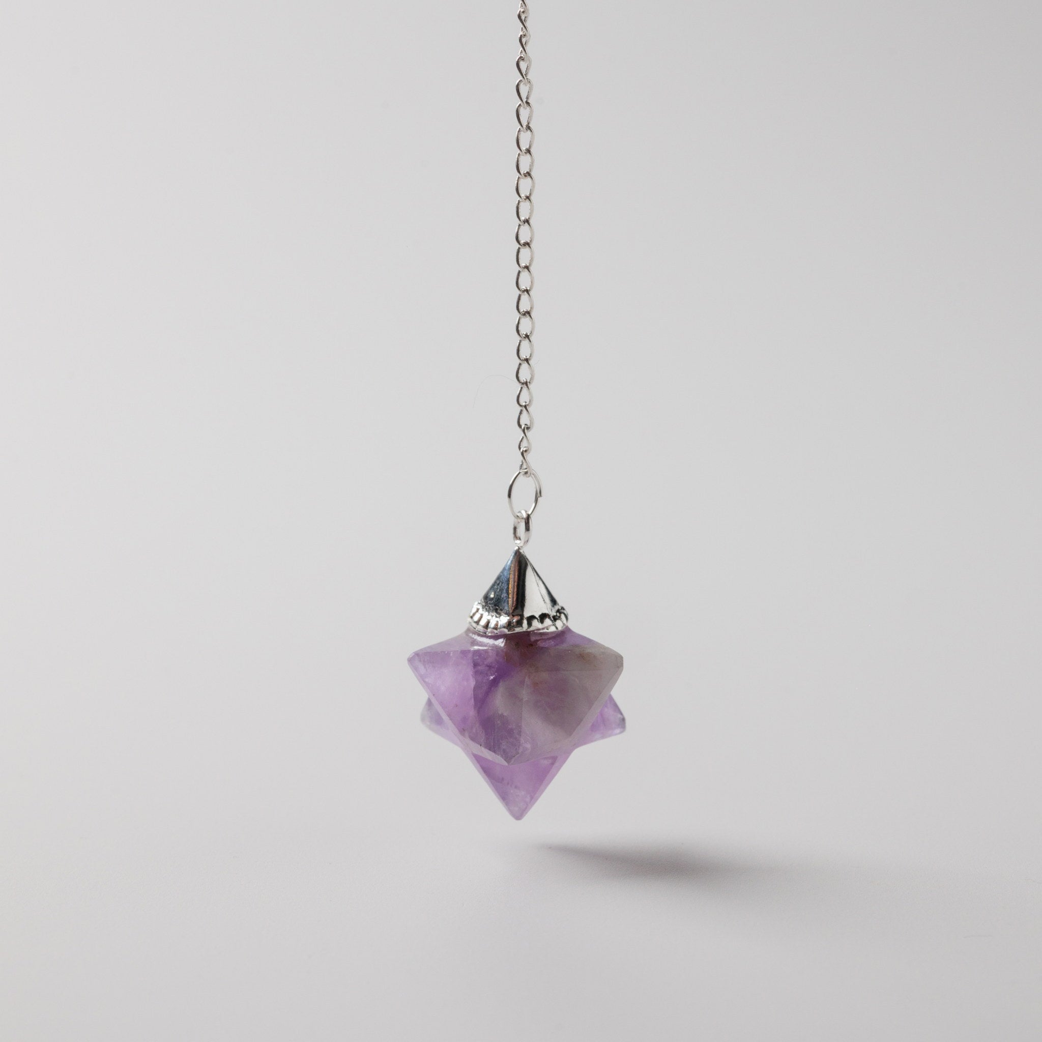 Pendul Merkaba cu Ametist