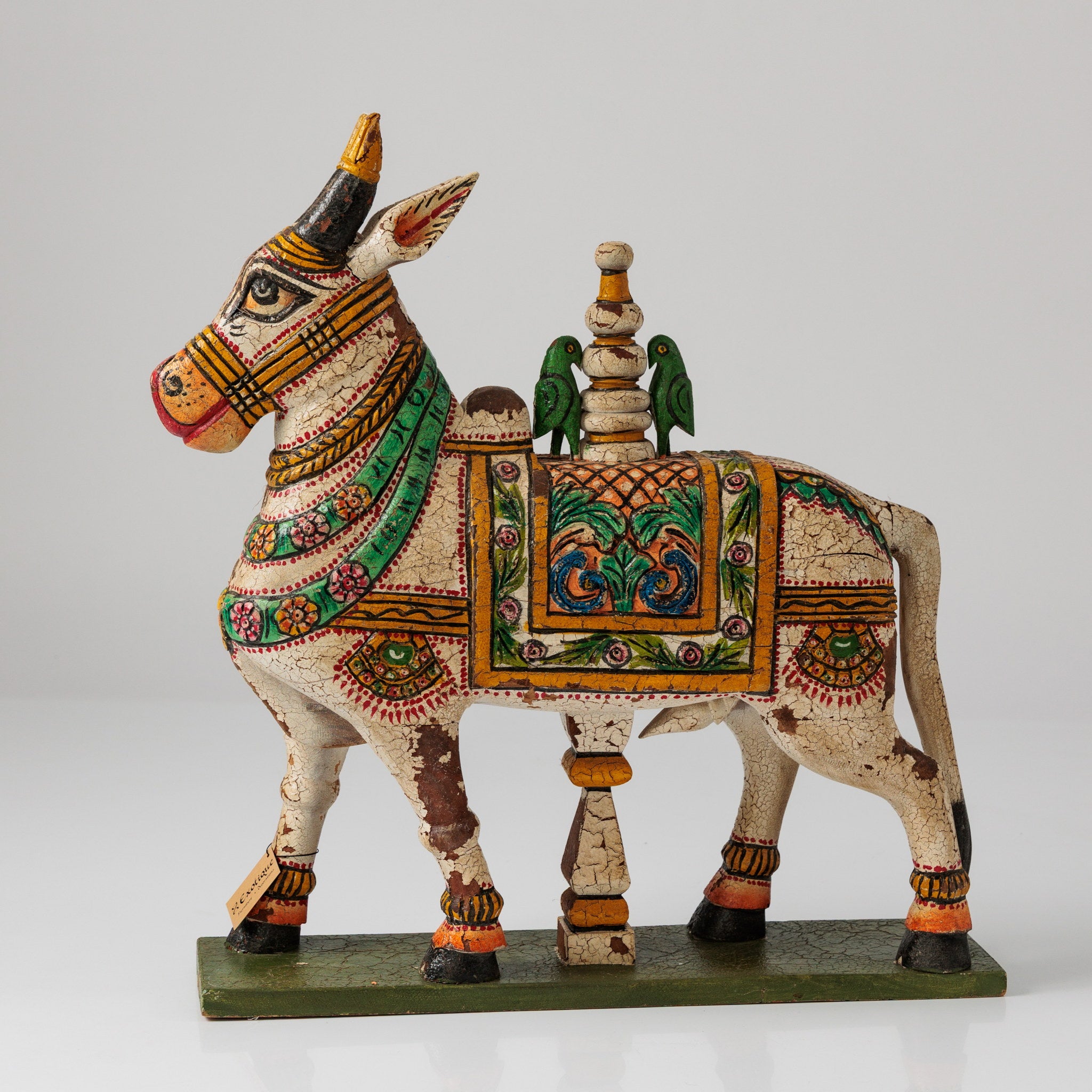 Animal Decorativ din Lemn Pictat