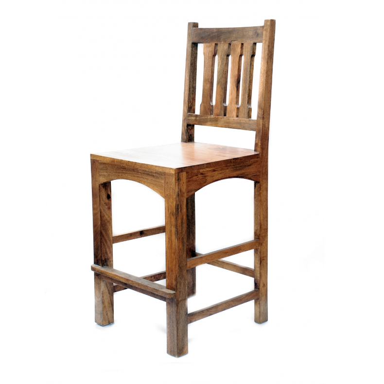 Scaun de Bar din Lemn Masiv