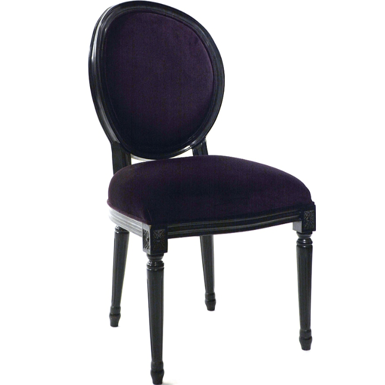 Scaun cu Tapiterie din Catifea