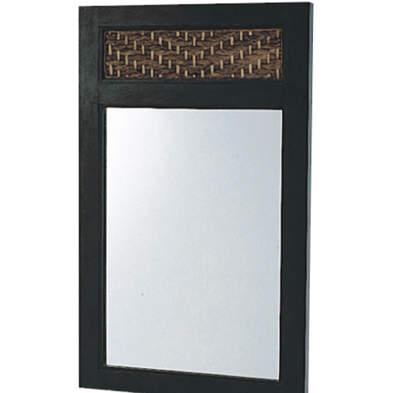 Oglinda din Lemn si Zambila de Apa