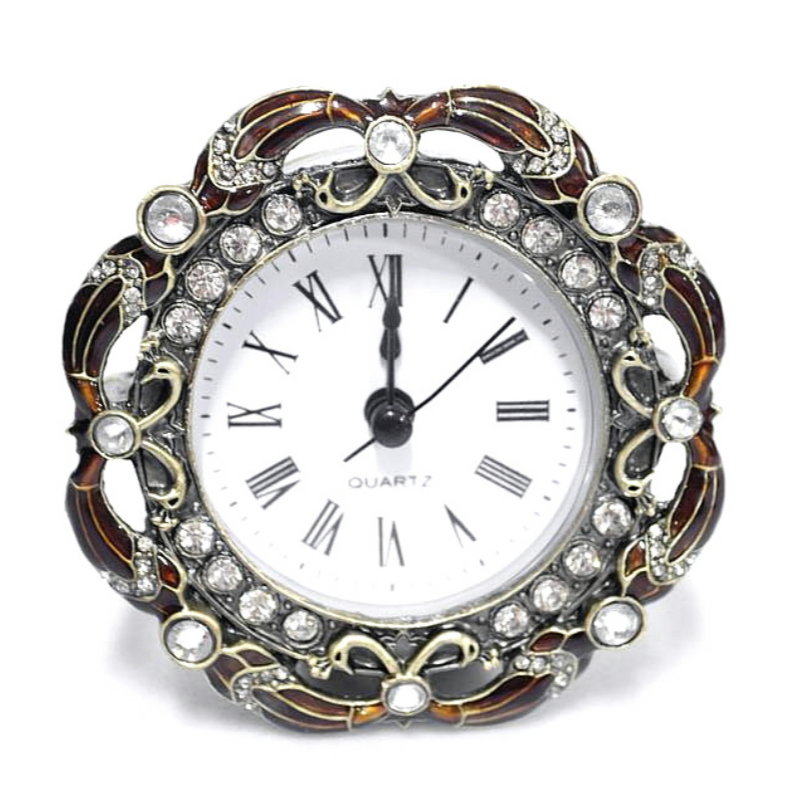 Ceas din Metal cu Pietre