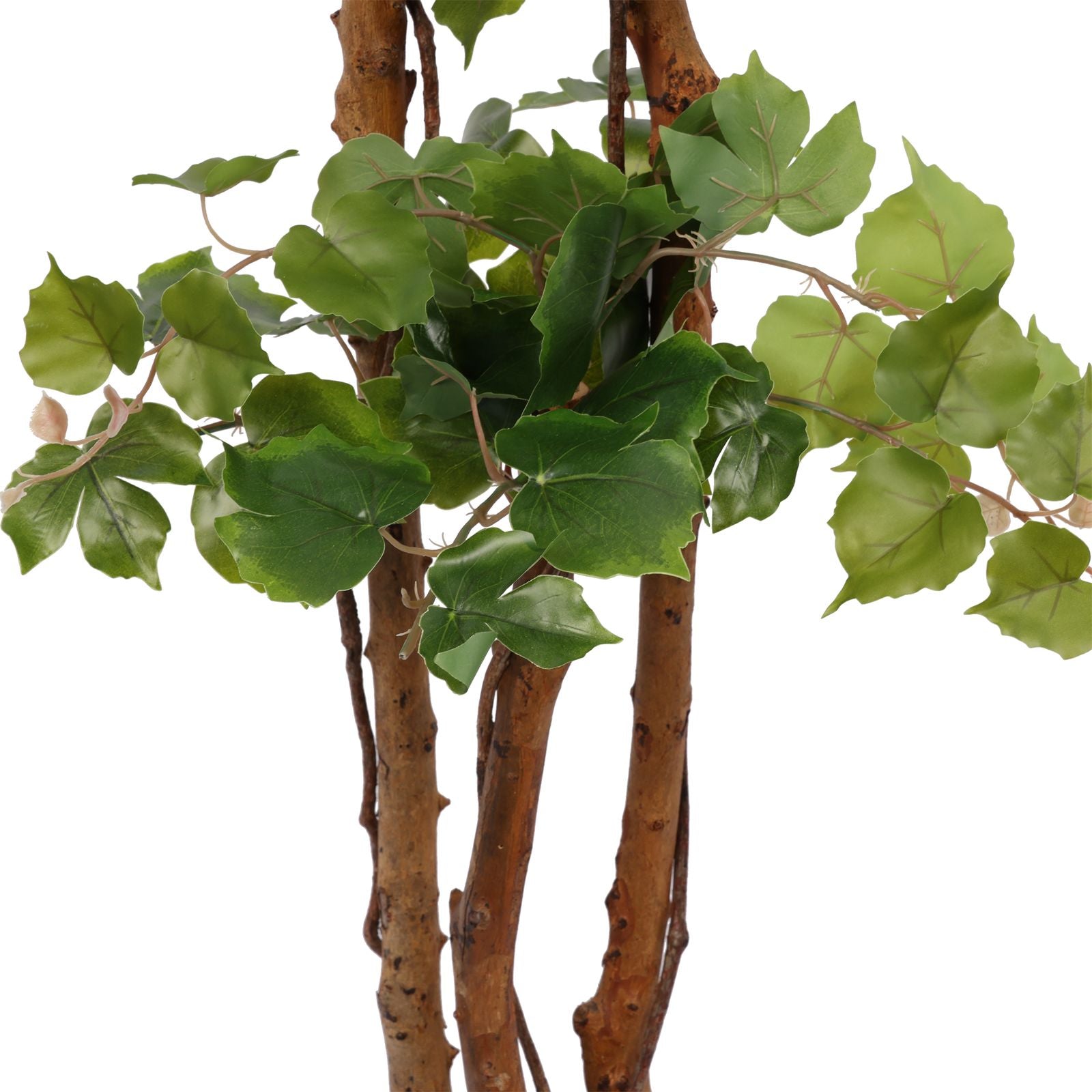 Iedera artificiala cu trunchi natural in ghiveci pentru interior H120 cm