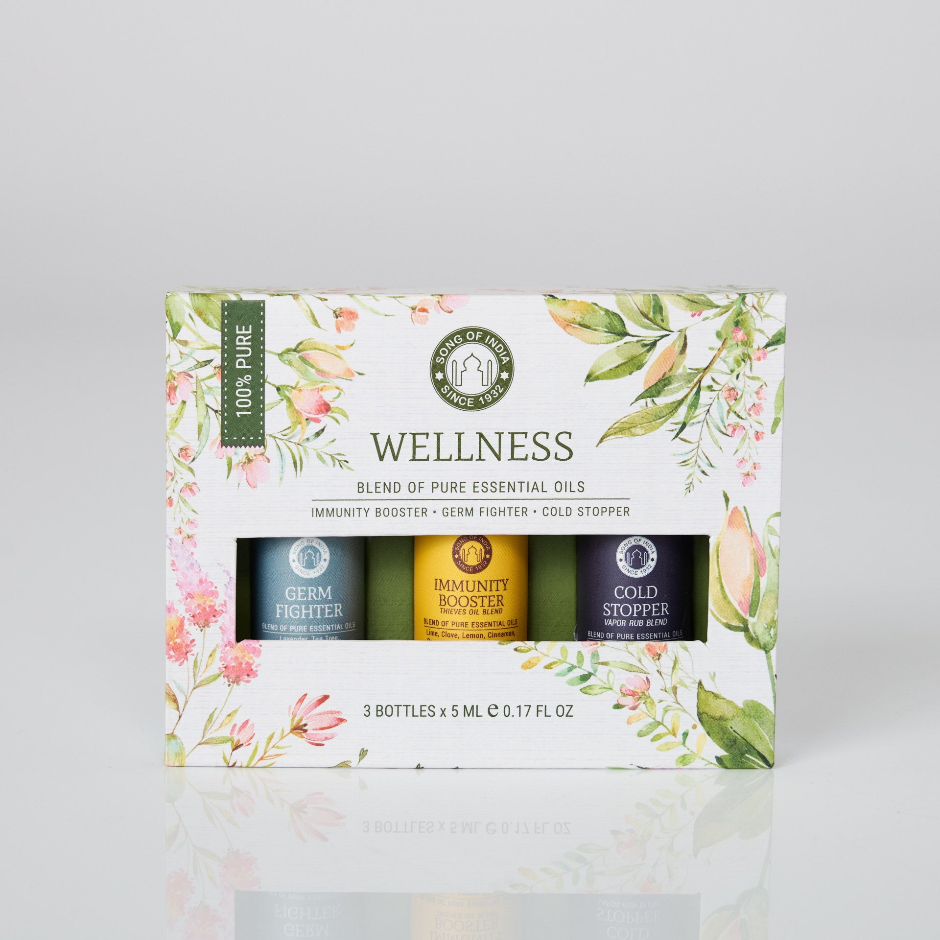Set 3 uleiuri esentiale Wellness 100% pure – pentru imunitate si stare de bine