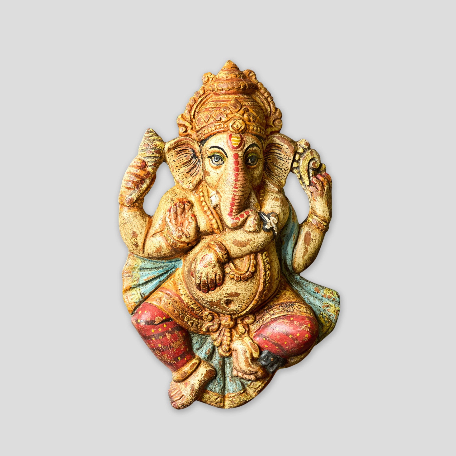 Masca de ceramica cu tematica indiana - decoratiuni