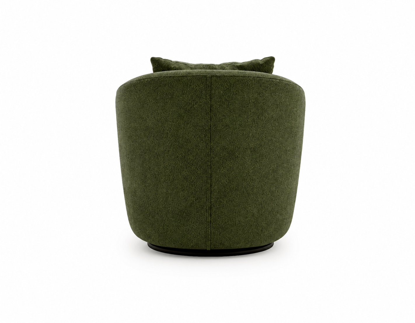 PRESTIGE LOUNGE  Fotoliu rotativ din textil verde  pentru relaxare desavarsita