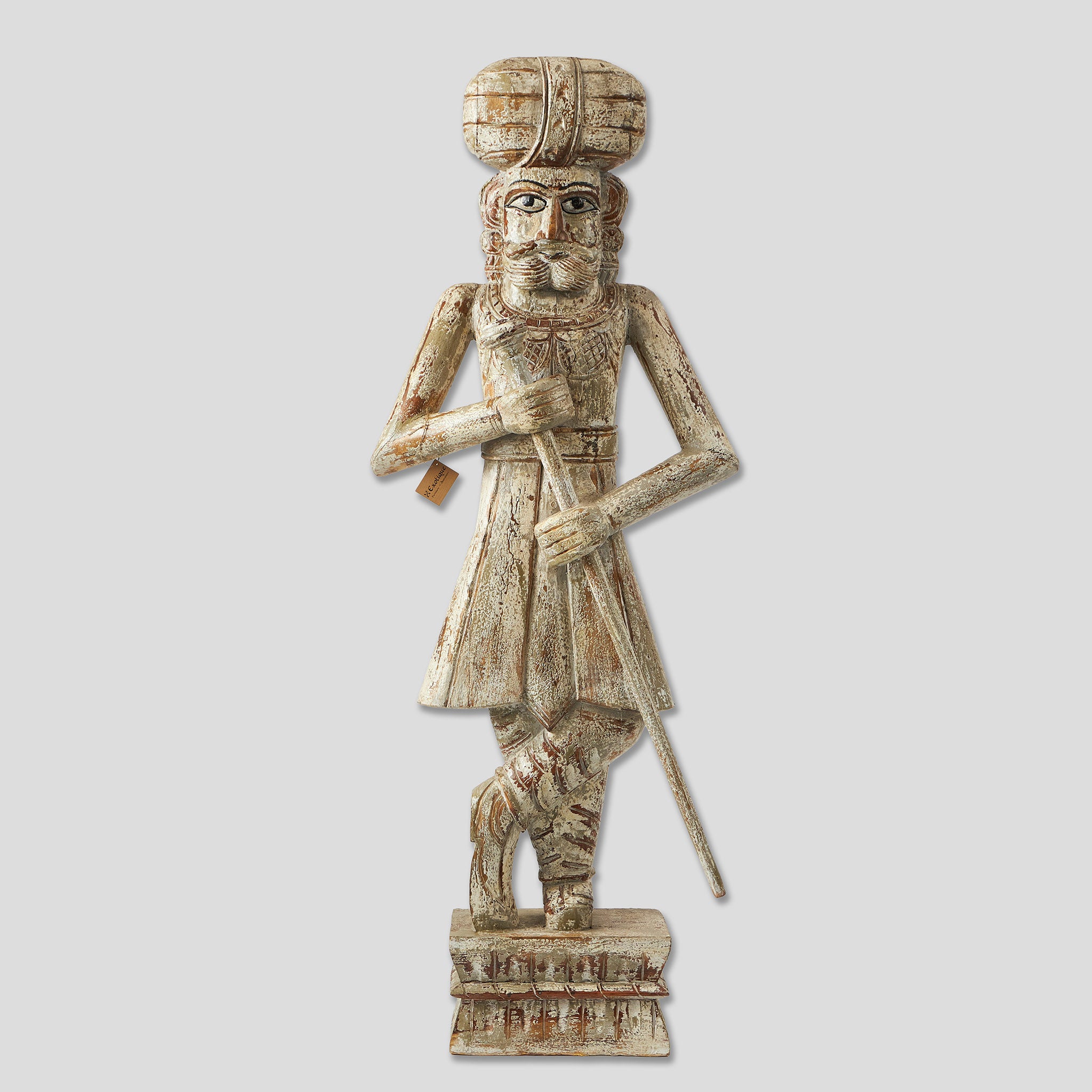 Soldat Decorativ Sculptat din Lemn