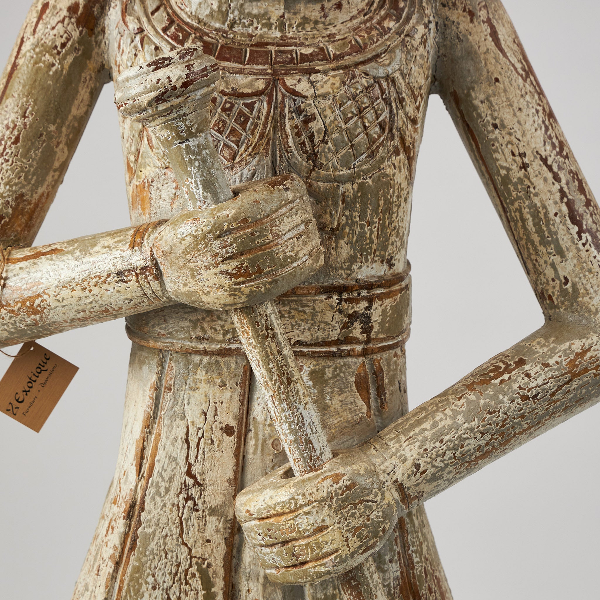 Soldat Decorativ Sculptat din Lemn