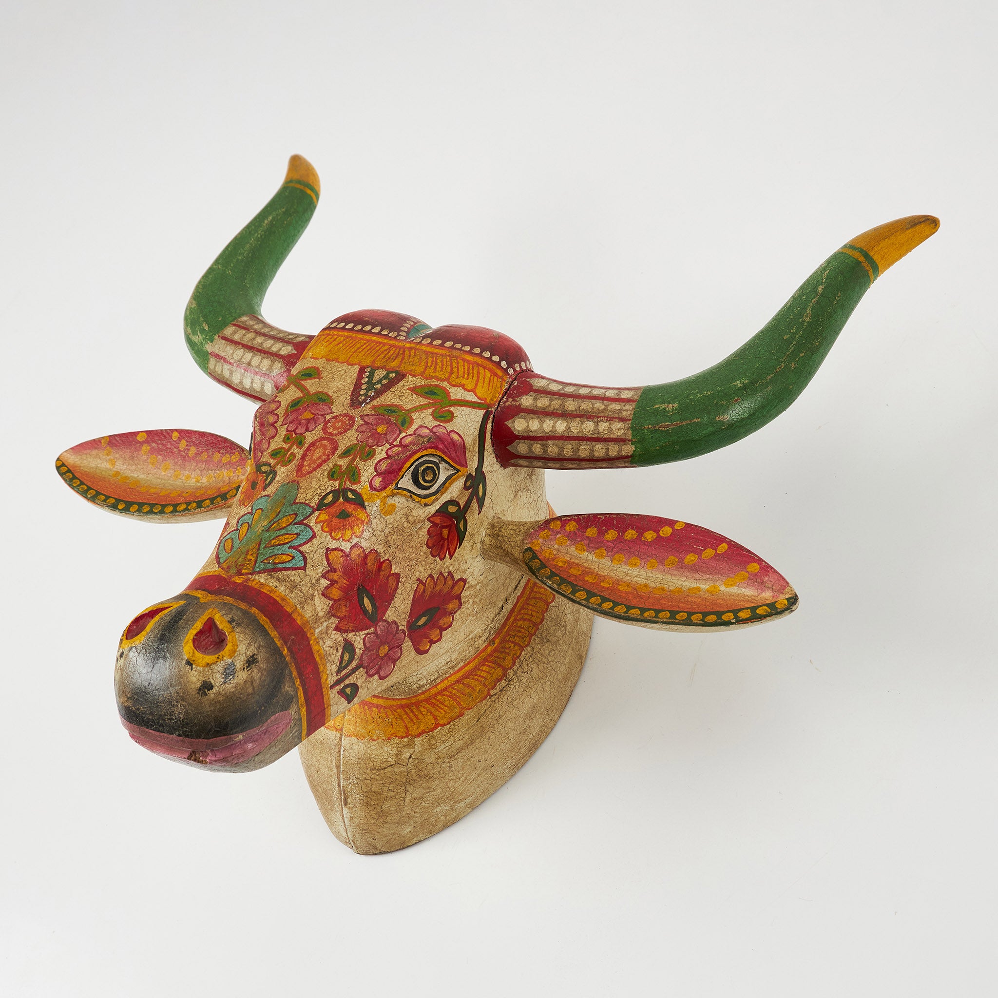 Decoratiune Cap de Vaca Pictat Manual