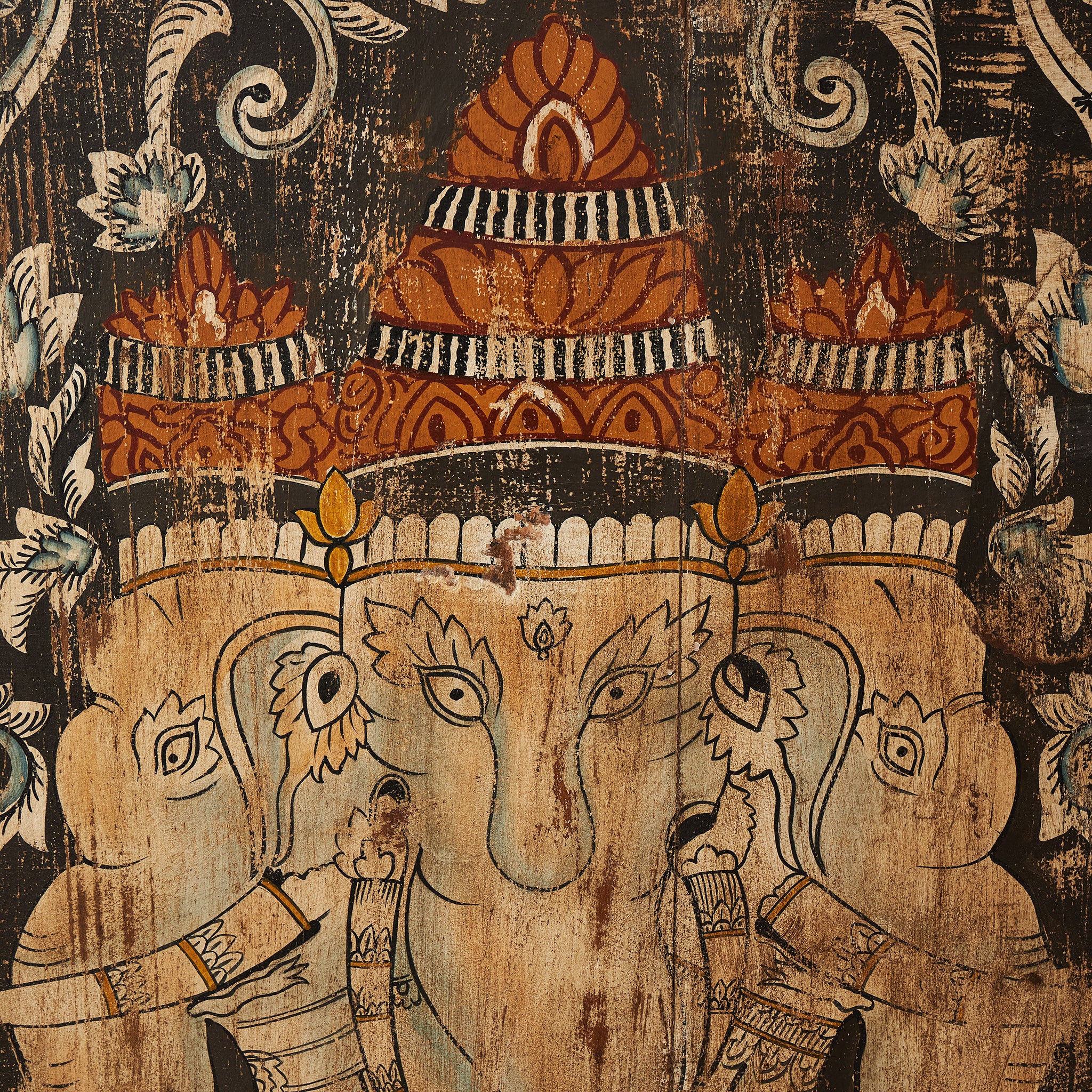 Panou Decorativ cu Elefant cu Trei Capete