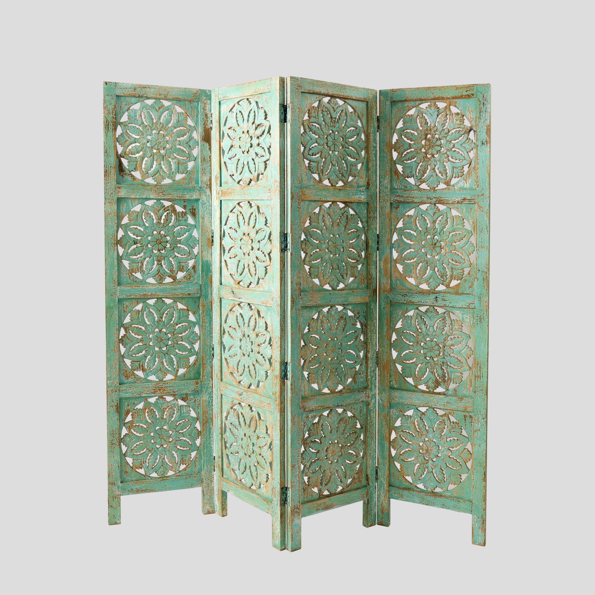 Paravan Sculptat cu Motive Florale