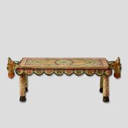 Bancuta de Lemn cu Calut Decorativ