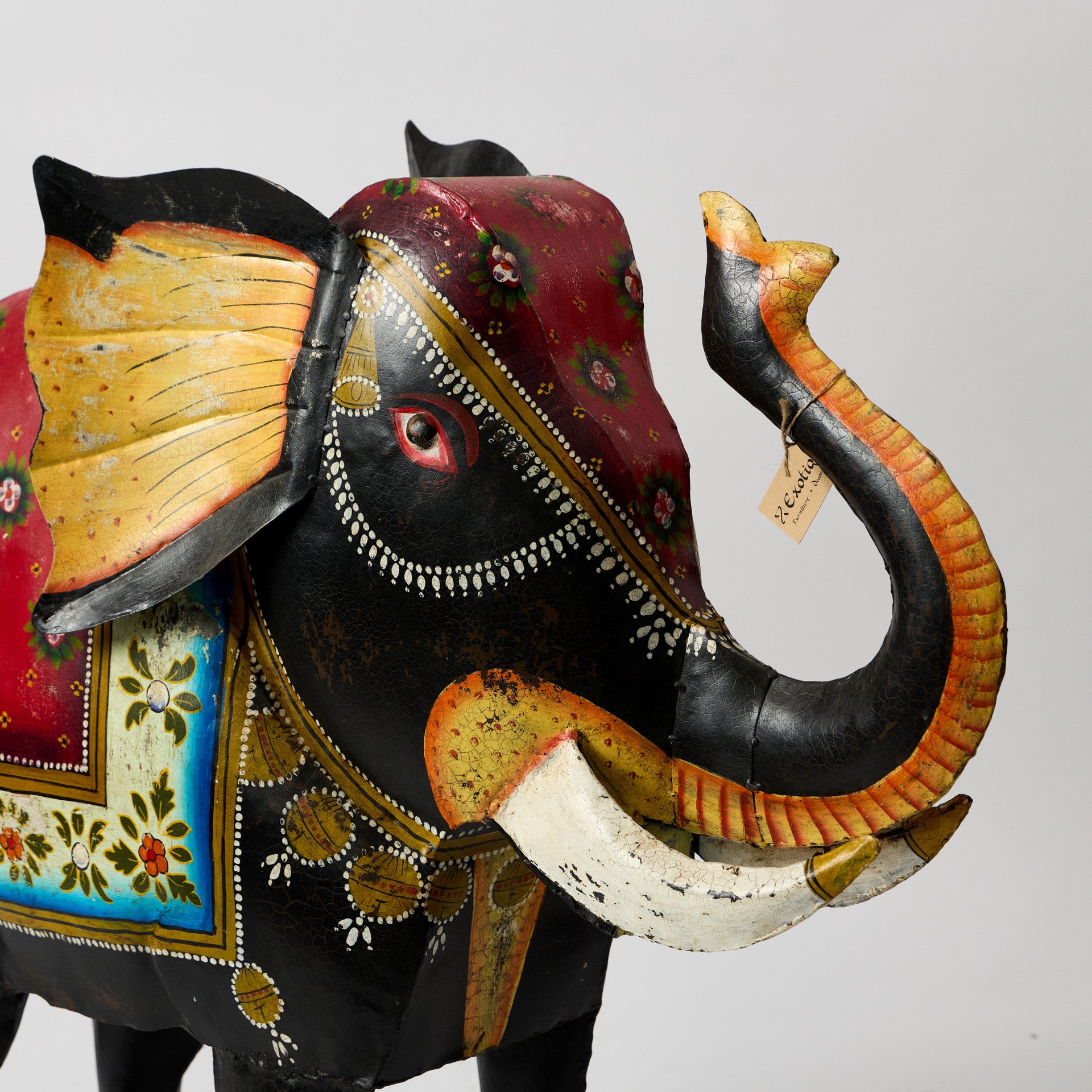 Elefant Decorativ Pictat