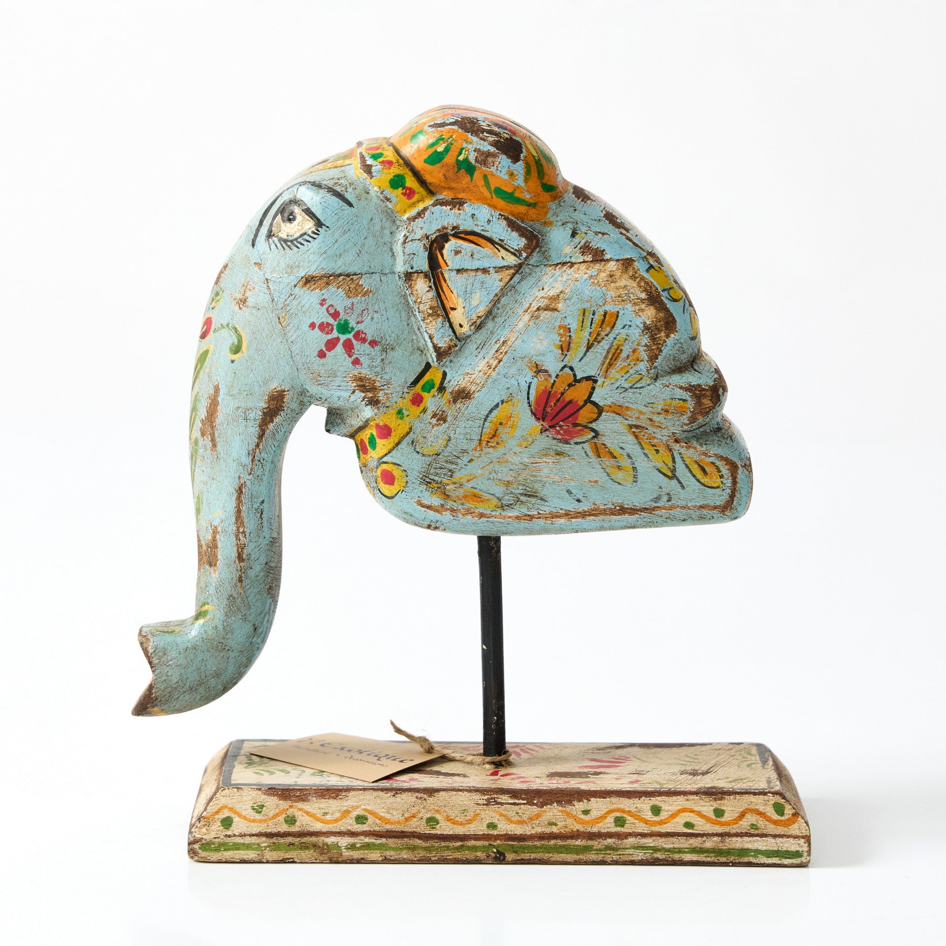 Elefant Decorativ din Lemn