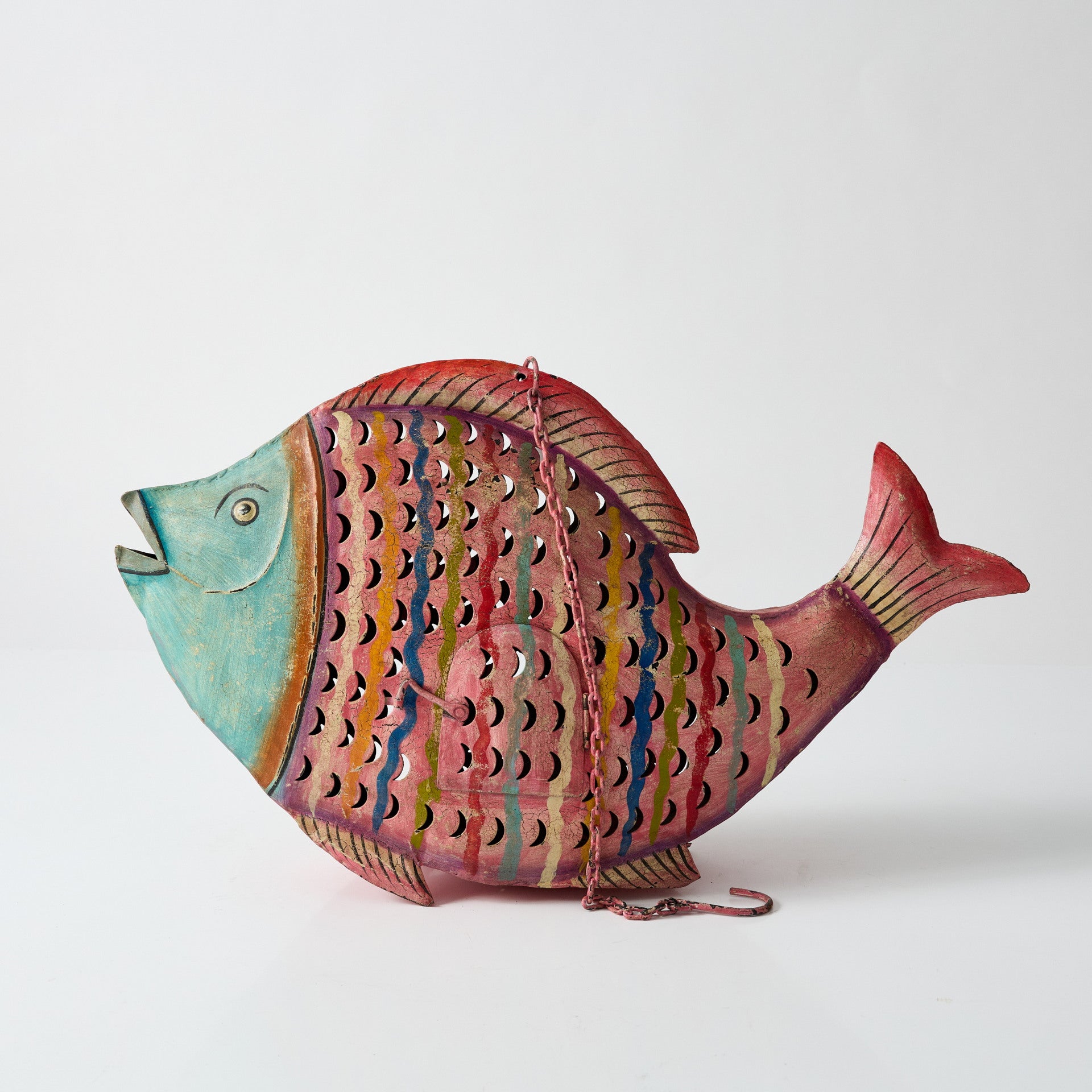 Peste Decorativ Metalic Pictat