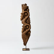Decoratiune sculptata manual din lemn de mango