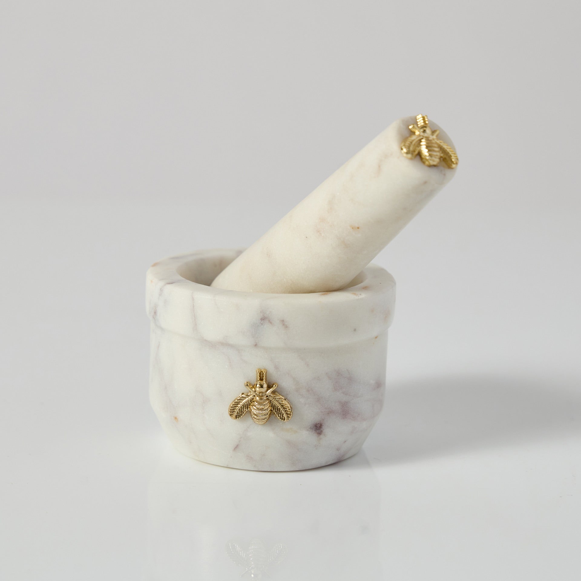 Mojar cu Pistil din Marmură