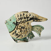 Peste decorativ din metal pictat