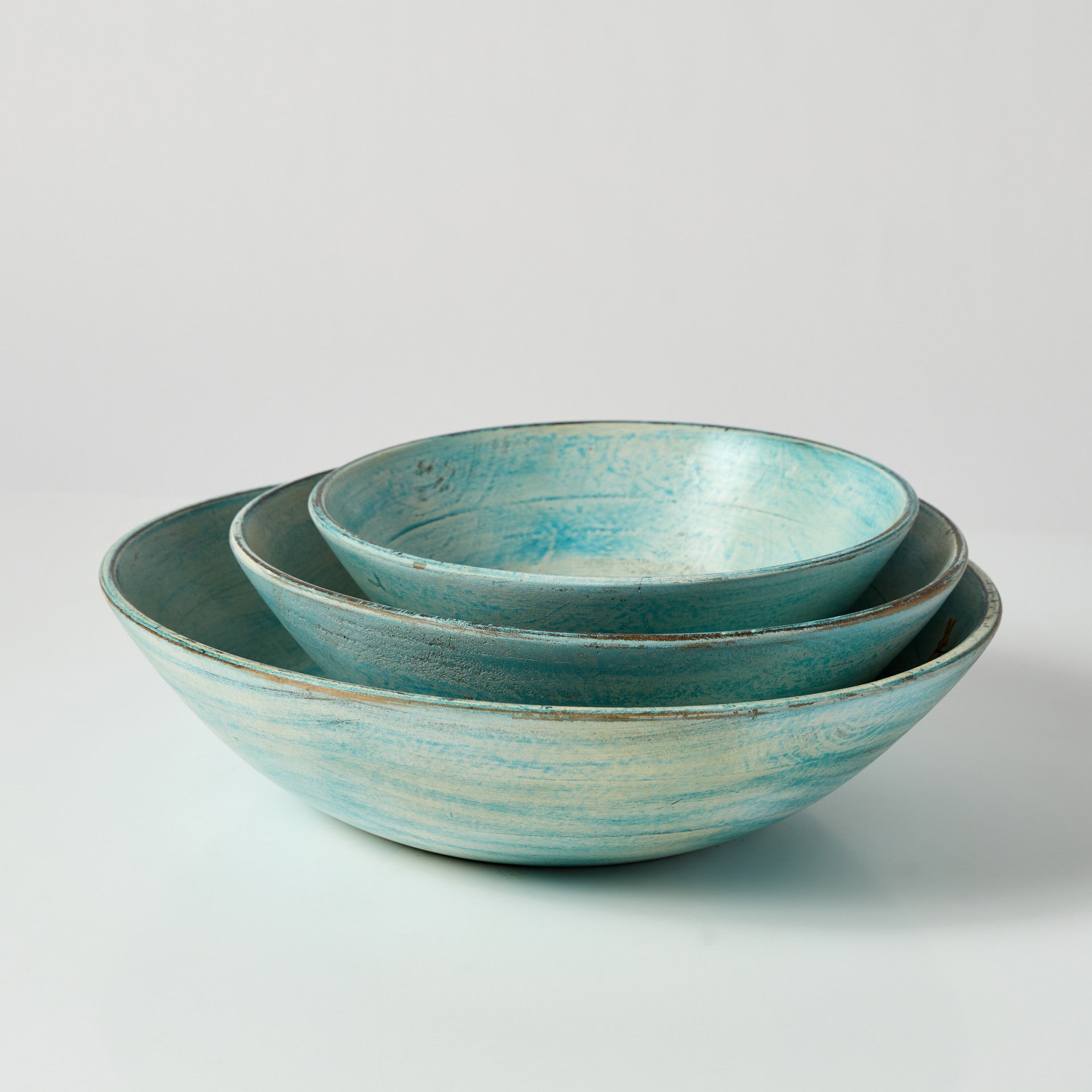 Set 3 Boluri din Lemn