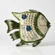 Peste decorativ pictat din metal