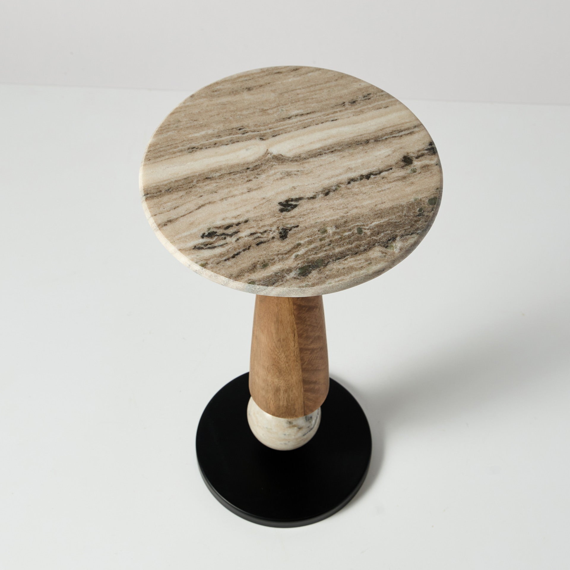 Masuta din Lemn si Blat de Marmura