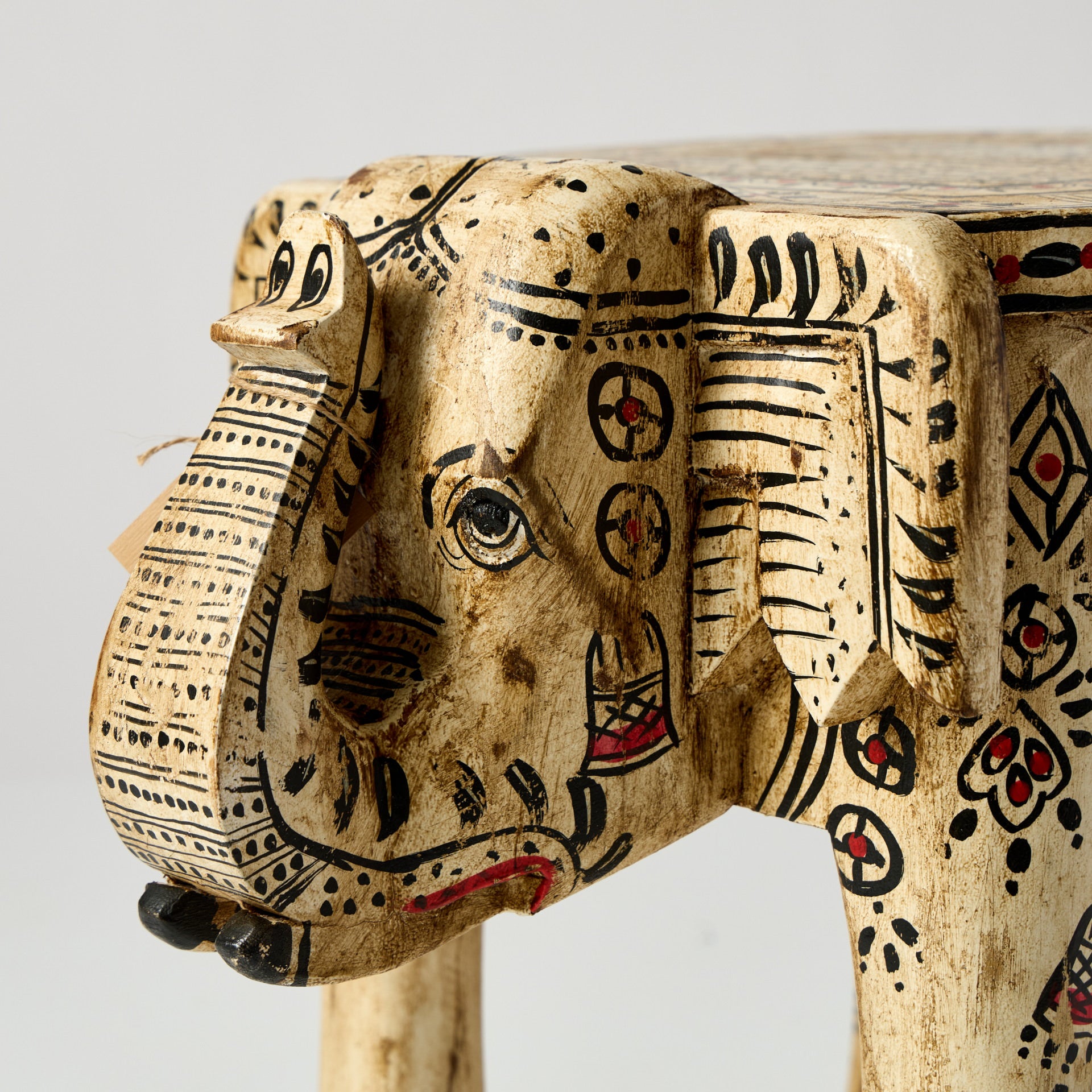 Scaun Decorativ Elefant Pictat