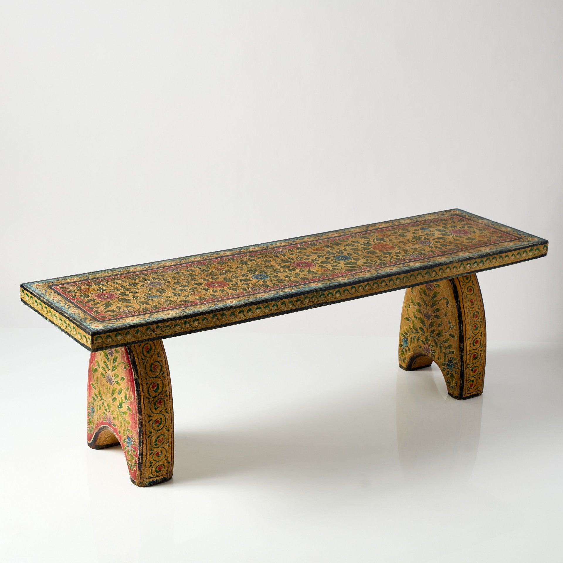 Bancuta Pictata din Lemn