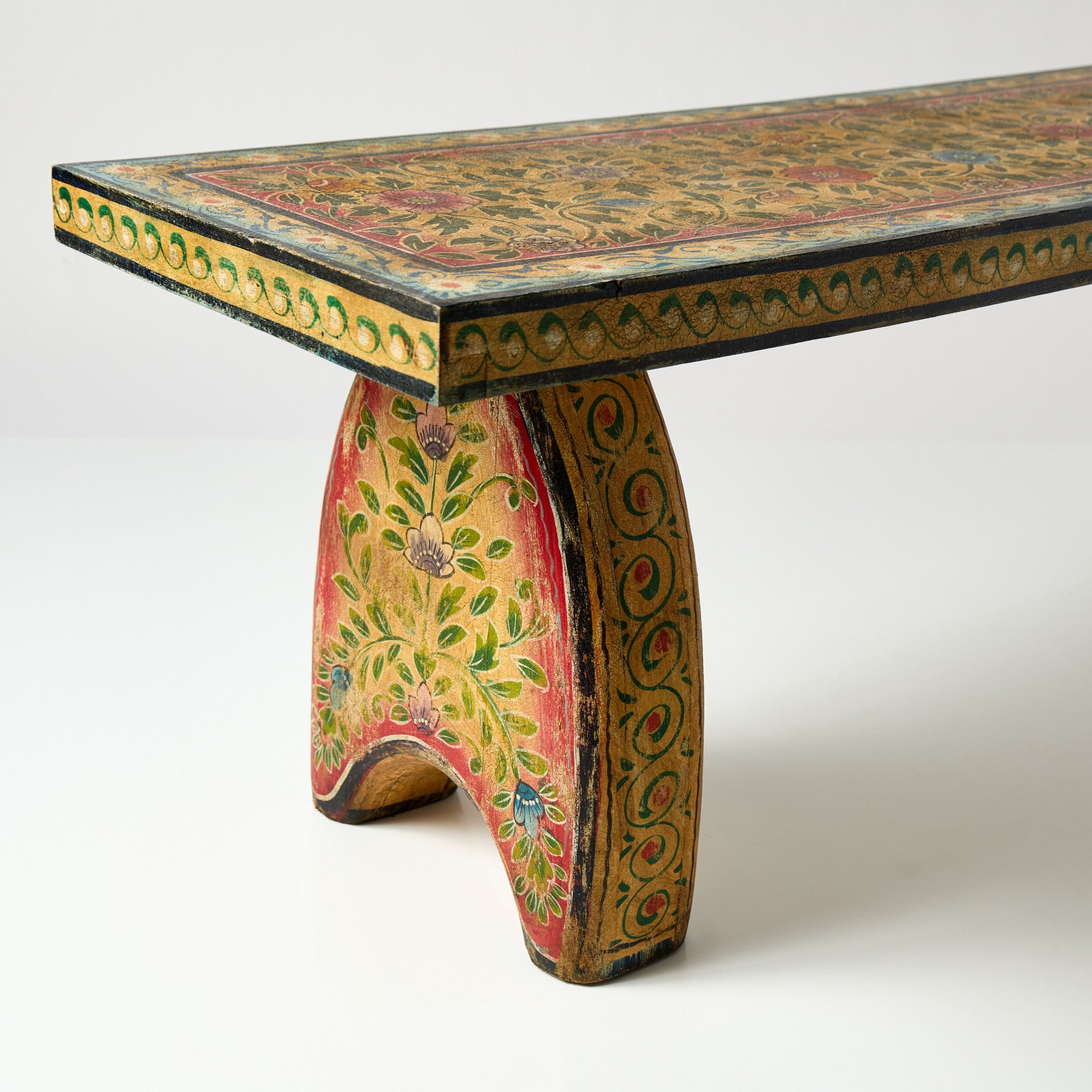 Bancuta Pictata din Lemn