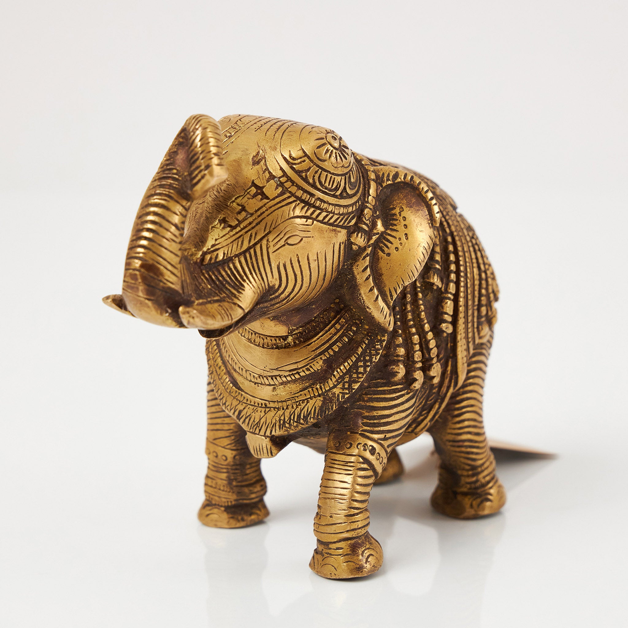 ㊄Exotic India Elephant Elefant Decorativ din Alama – Exotique Romania