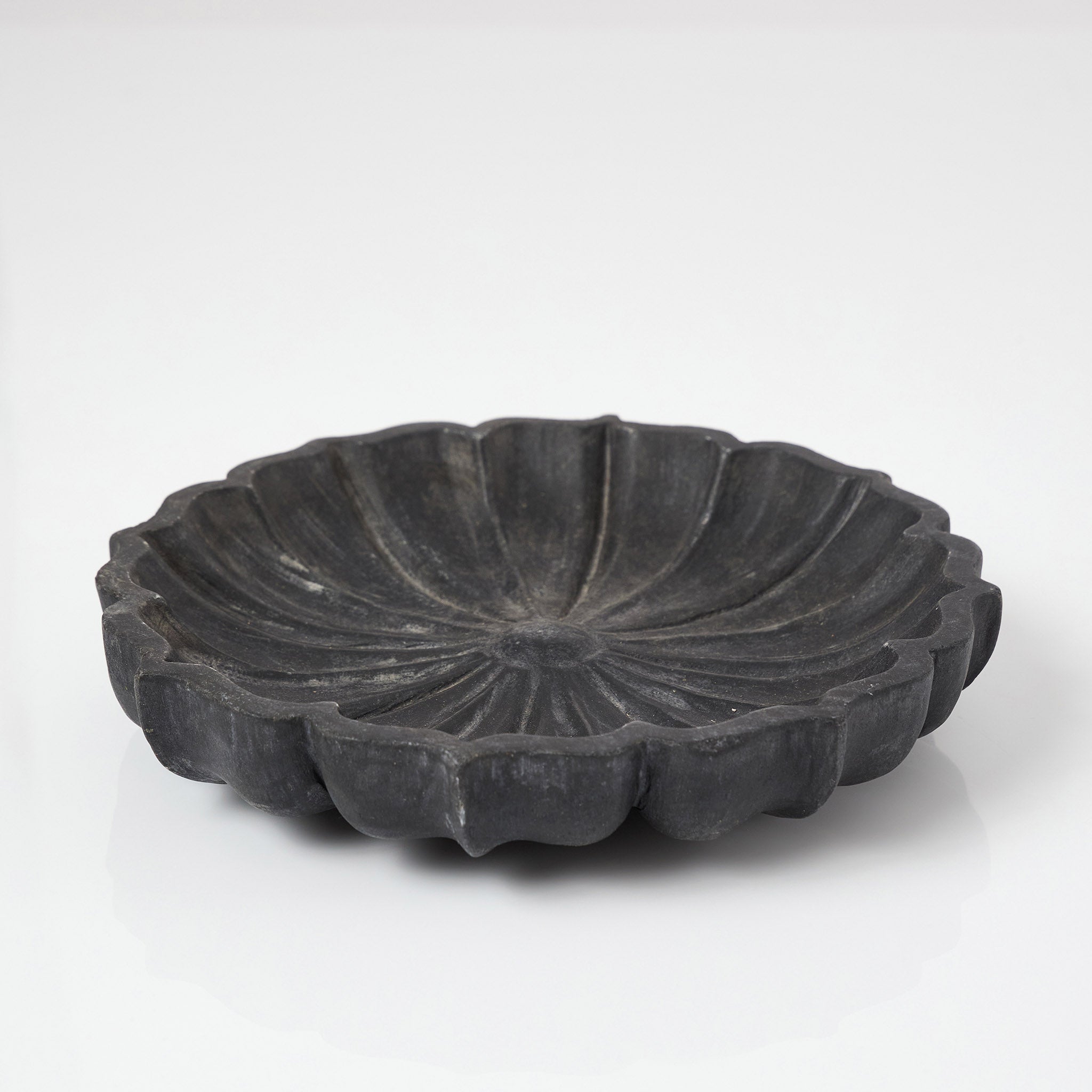 Tava Decorativa din Marmura Neagra