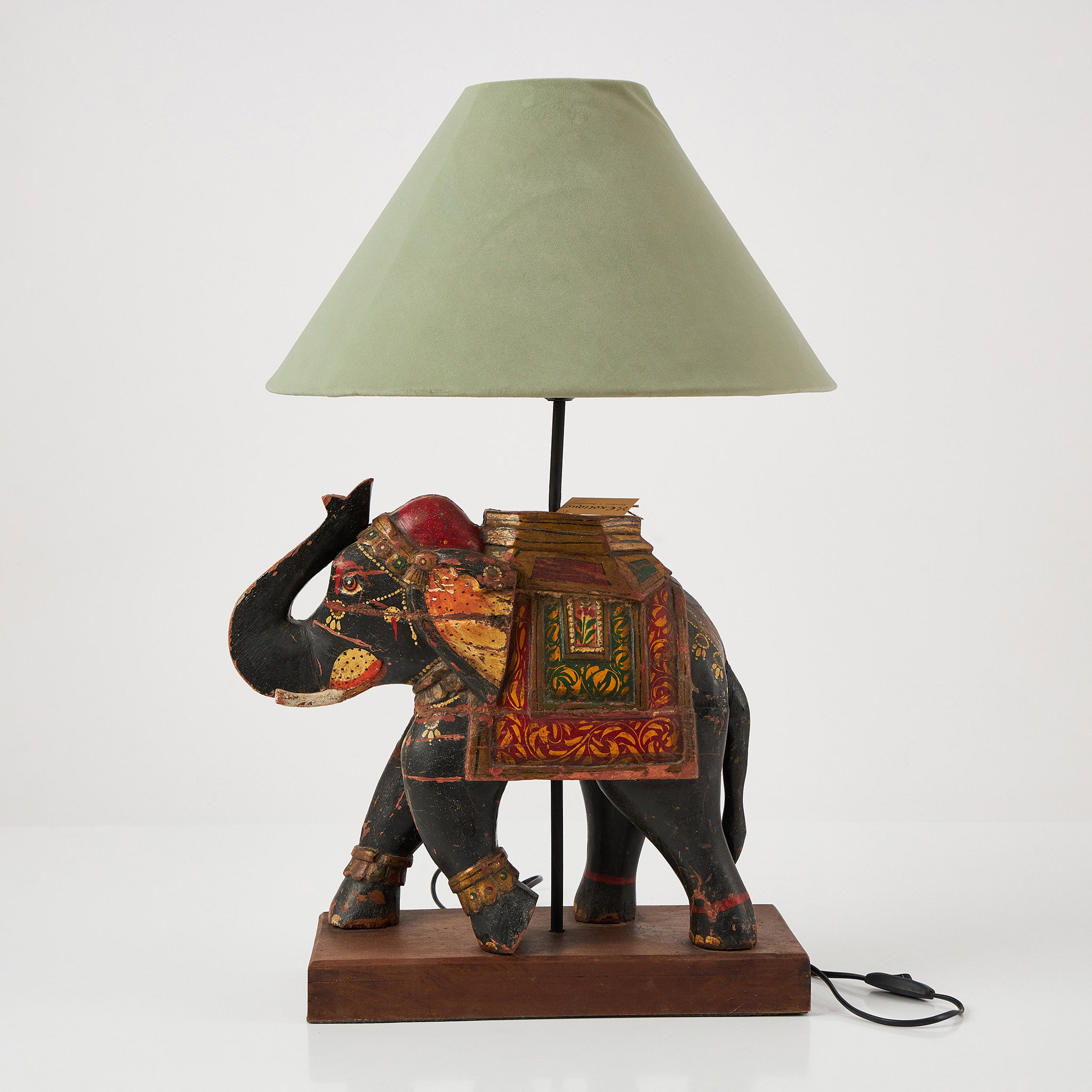 Lampa Electrica cu Elefant Decorativ si Abajur
