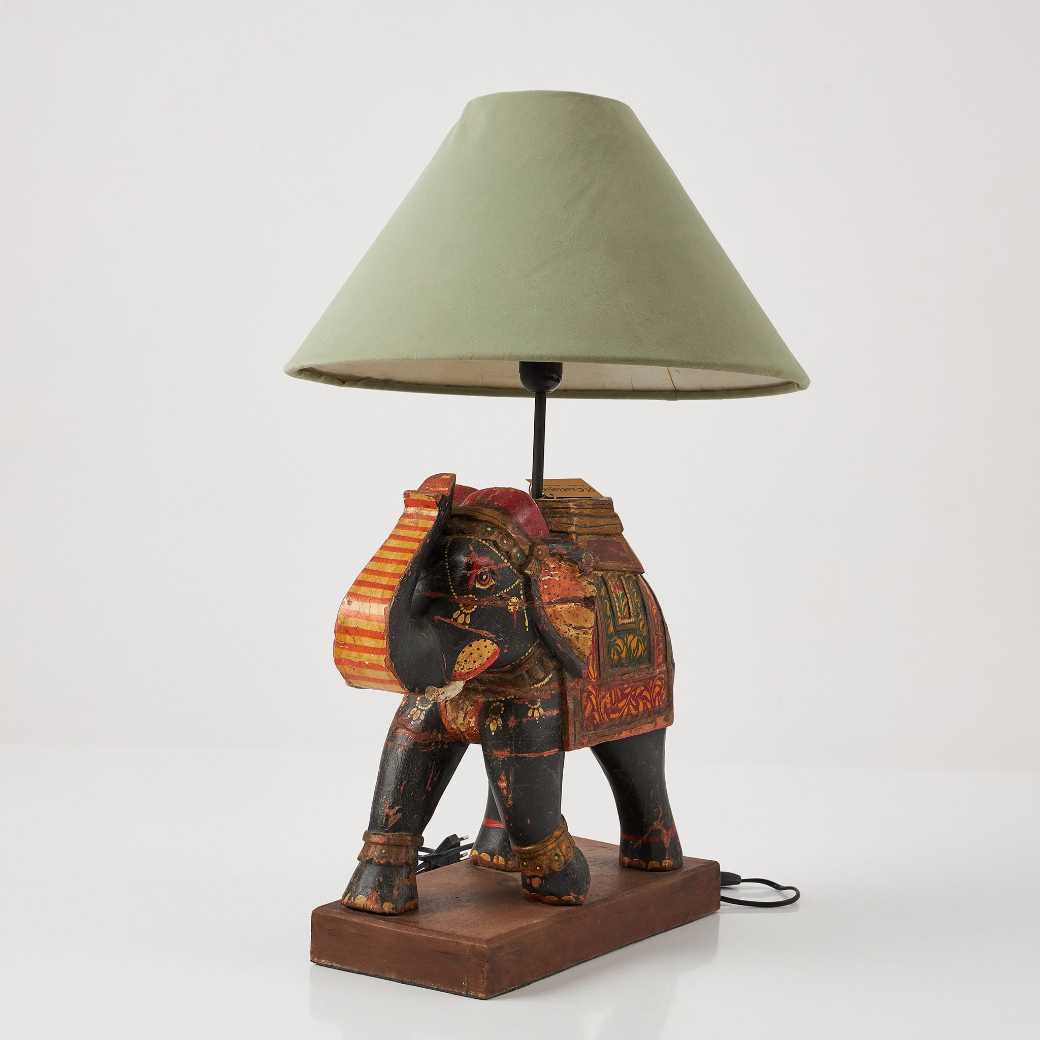 Lampa Electrica cu Elefant Decorativ si Abajur