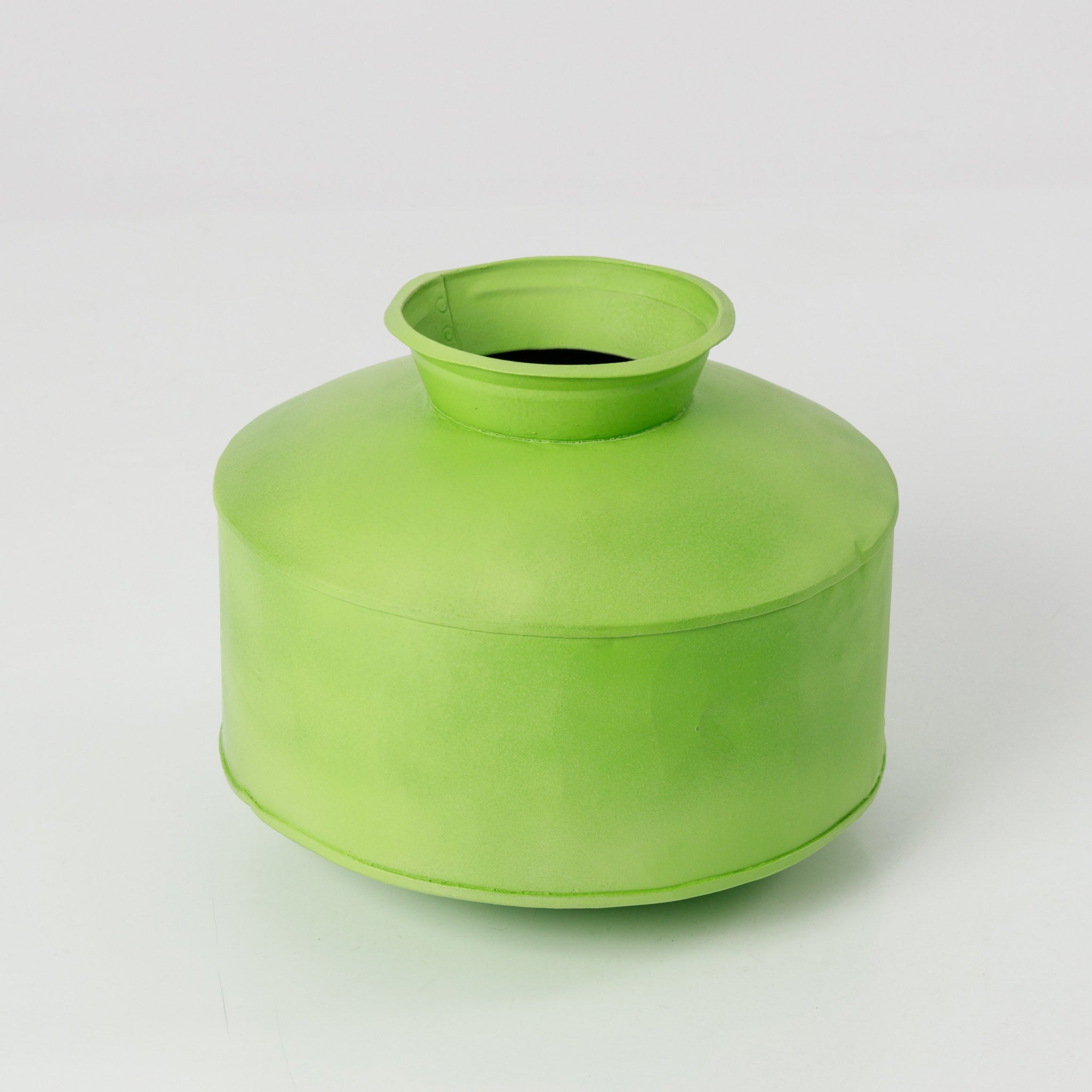 NEW Vază verde din metal