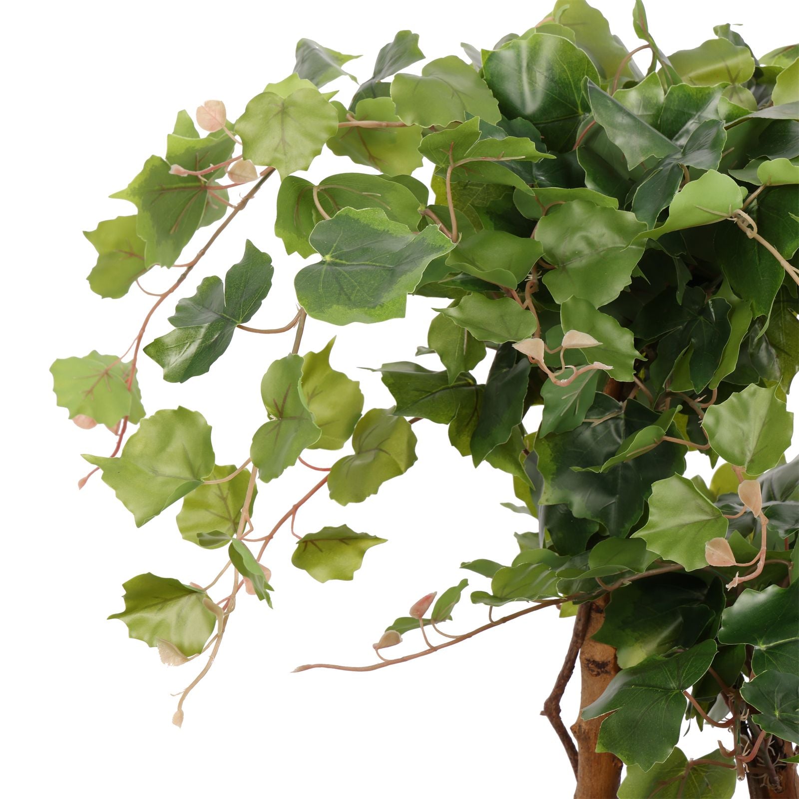 Iedera artificiala cu trunchi natural in ghiveci pentru interior H120 cm